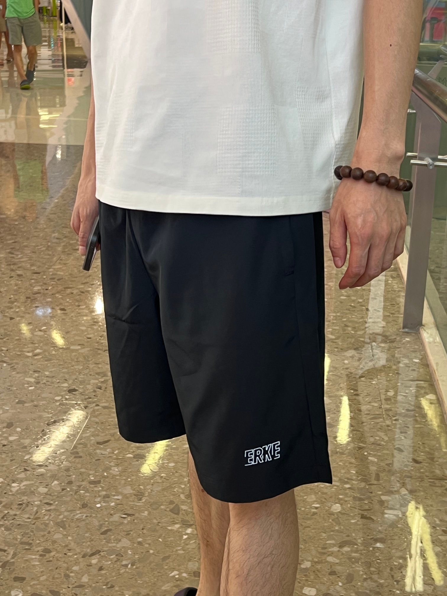 鸿星尔克夏季速干透气五分休闲短裤