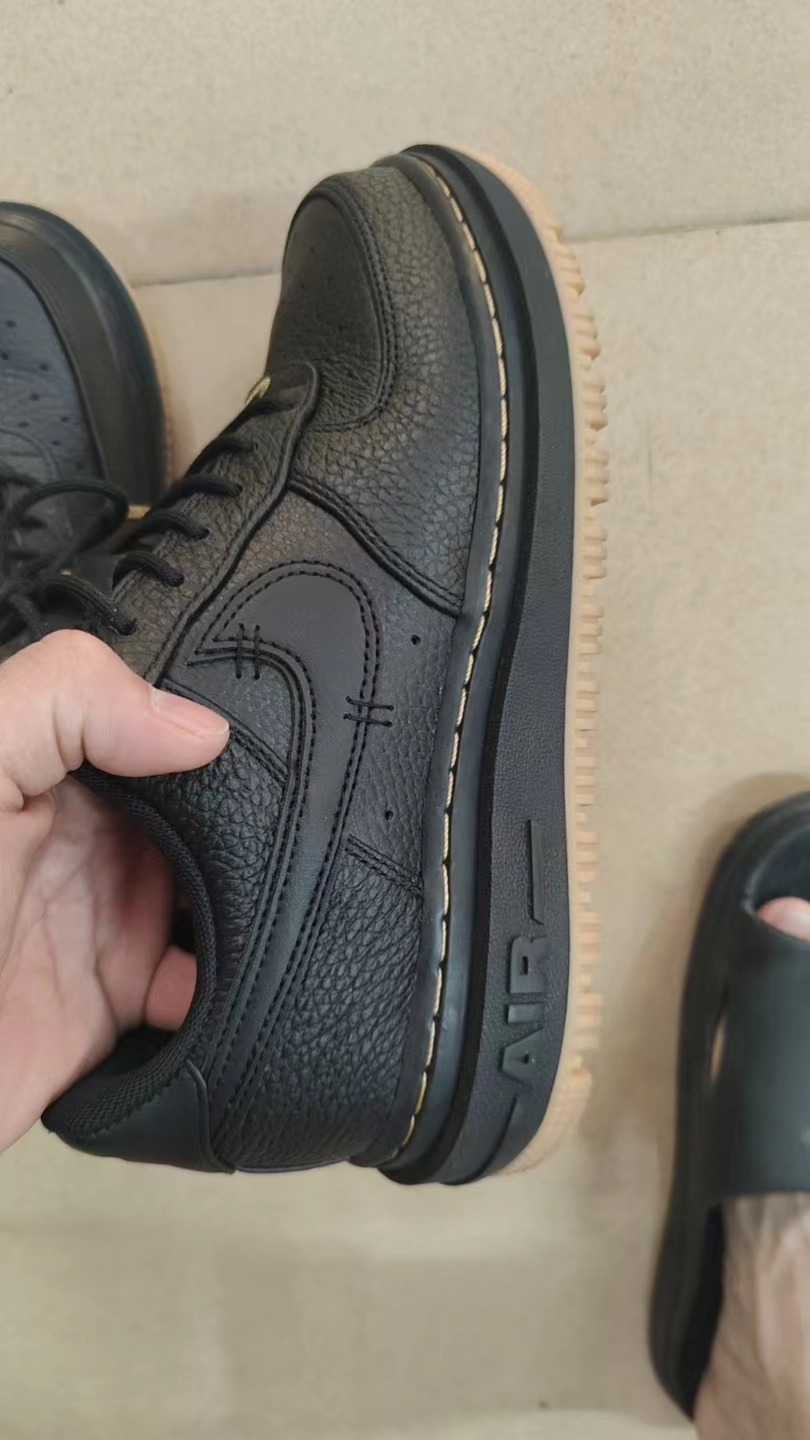 custom review-Nike Air FORCE 1 Low Топ Скейтборд Кроссовки Мужские Черные