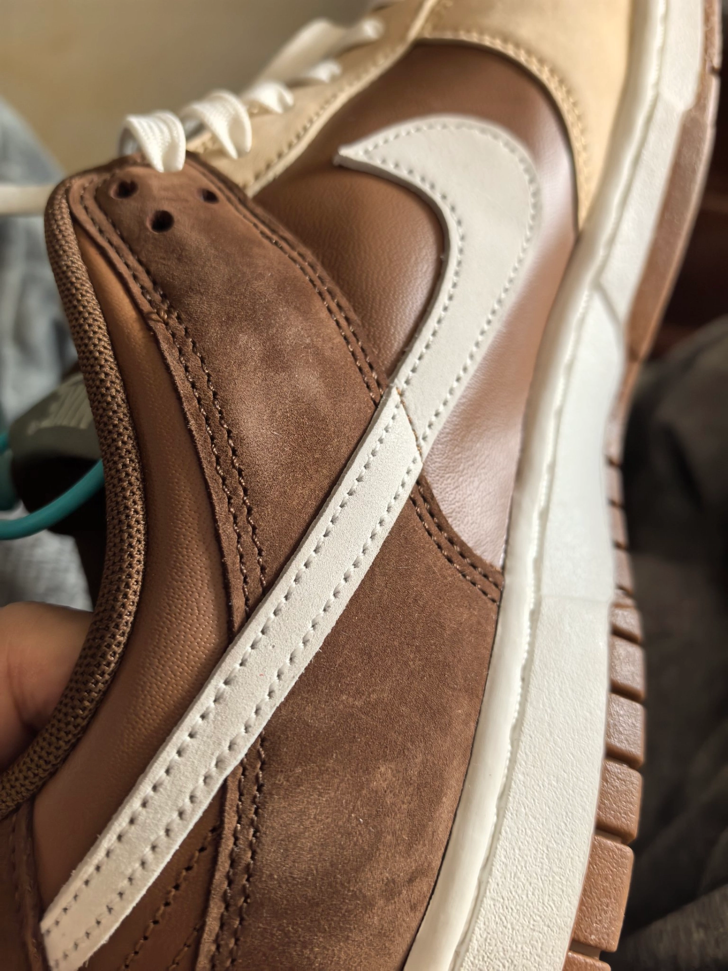 custom review-Nike Dunk Slip-on Устойчивый к истиранию Низкий Топ Скейтборд Кроссовки Унисекс Коричневый