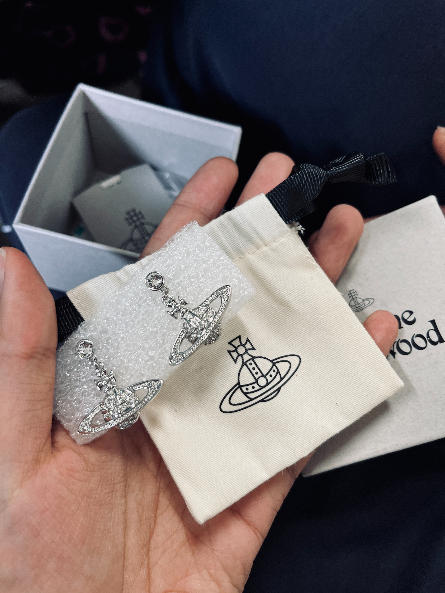 custom review-Вивьен Вествуд Brass Earrings Женские