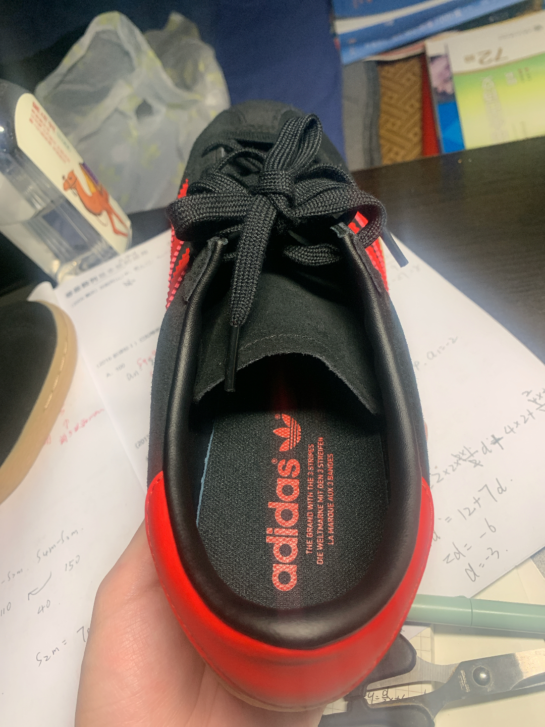 custom review-Adidas Originals Stadt Abrasion Resistant Дышащие Низкие Кроссовки для Скейтбординга Унисекс Черные Красные