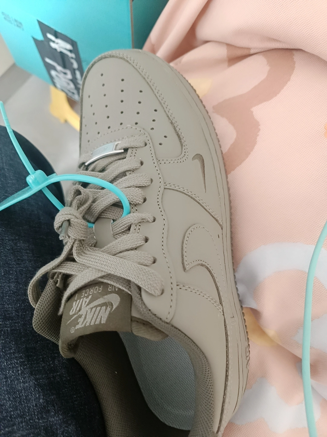 custom review-Nike Air FORCE 1 Износостойкий и Легкий Низкий Топ Скейтборд Кроссовки Мужские Коричневые