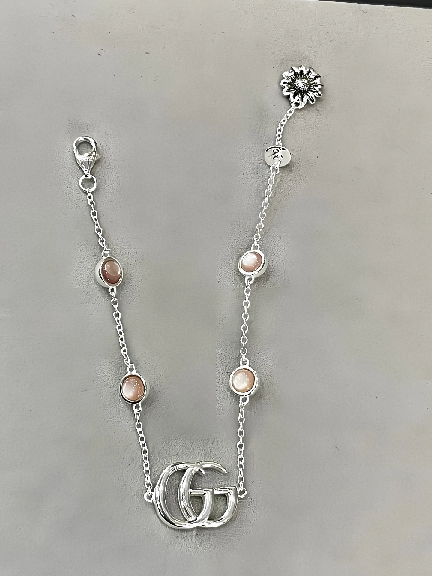 gucci双g花朵手链分享