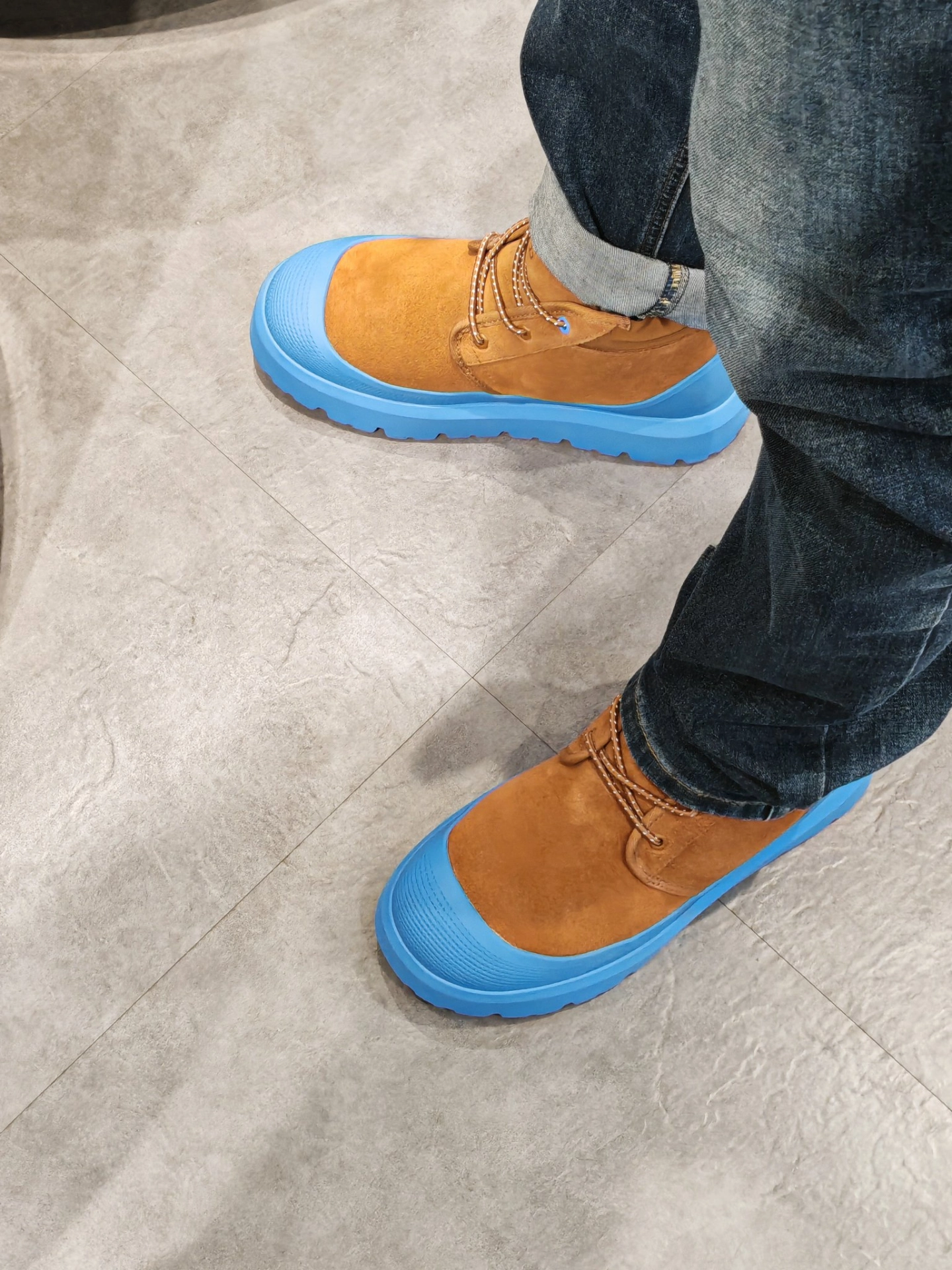 custom review-UGG Короткие Снежные Ботинки Унисекс Синий Коричневый