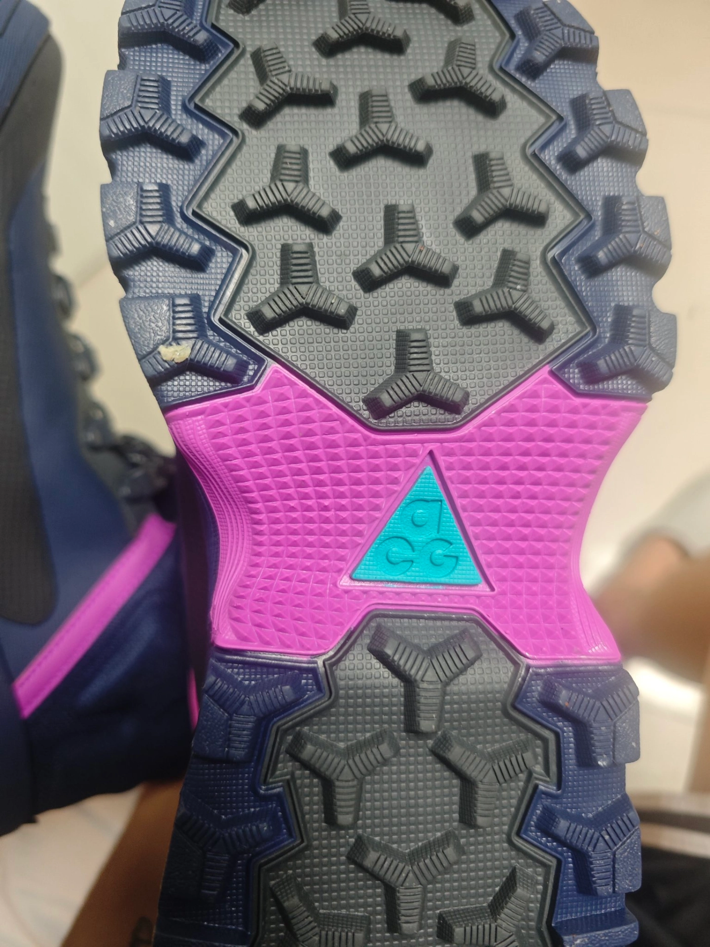 custom review-Nike Air Zoom GAIADOME Устойчивый к истиранию Высокий Топ Походная обувь Мужская Темно-синий