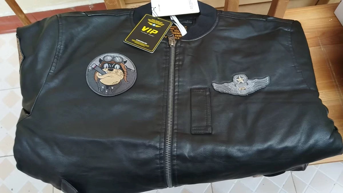 custom review-VIP Черные Мужские Кожаные Куртки