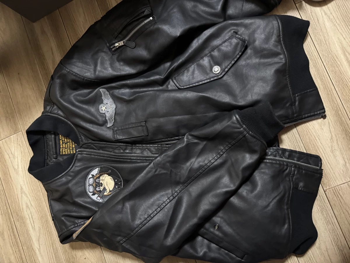 custom review-VIP Черные Мужские Кожаные Куртки