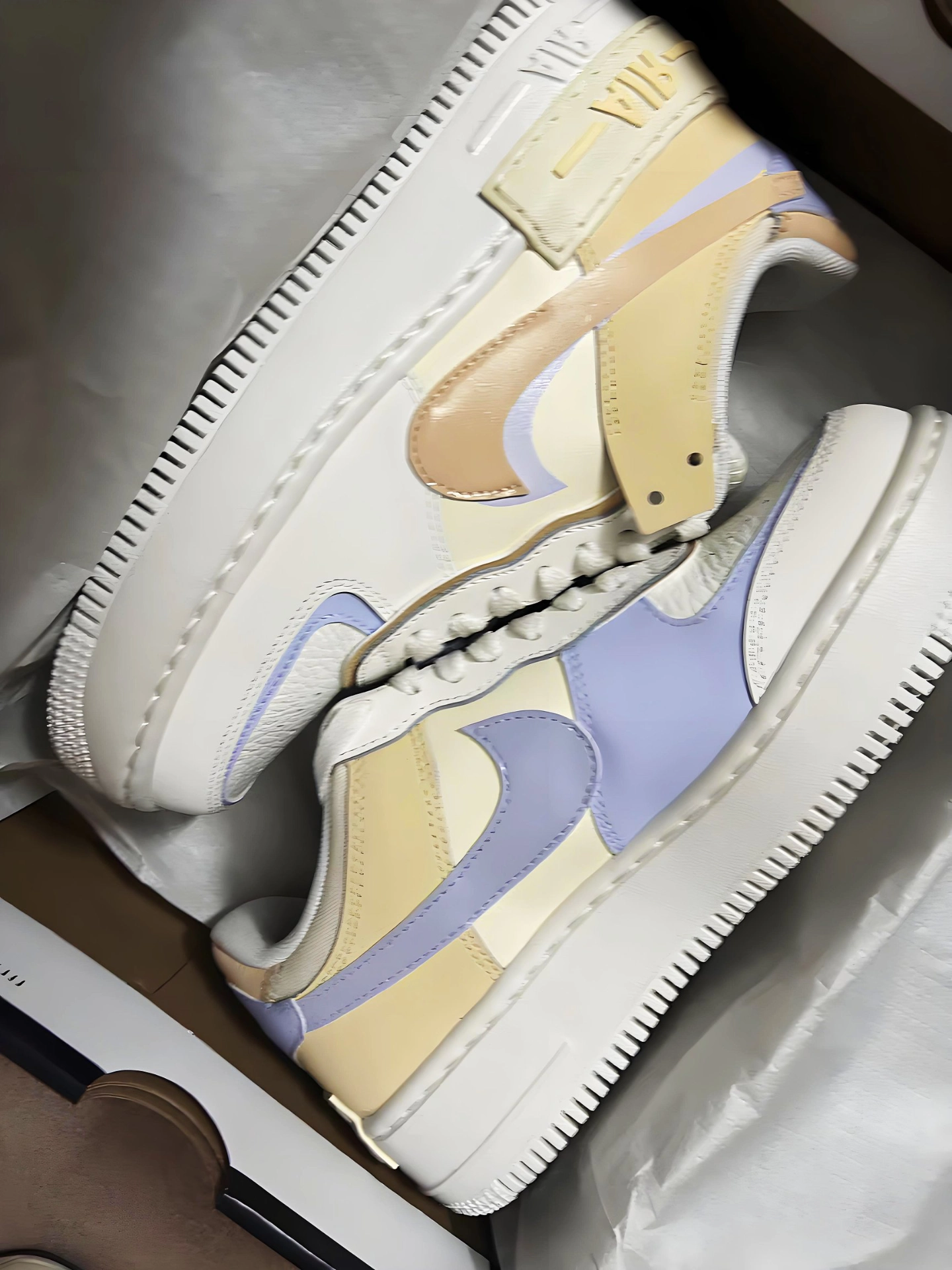 终于下手了!这双白蓝粉马卡龙配色空军一号太戳我啦