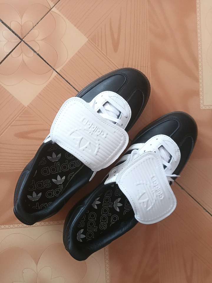 custom review-Adidas Originals Samba LT Износостойкий и Легкий Низкий Топ Кроссовки для скейтбординга Мужской Черный