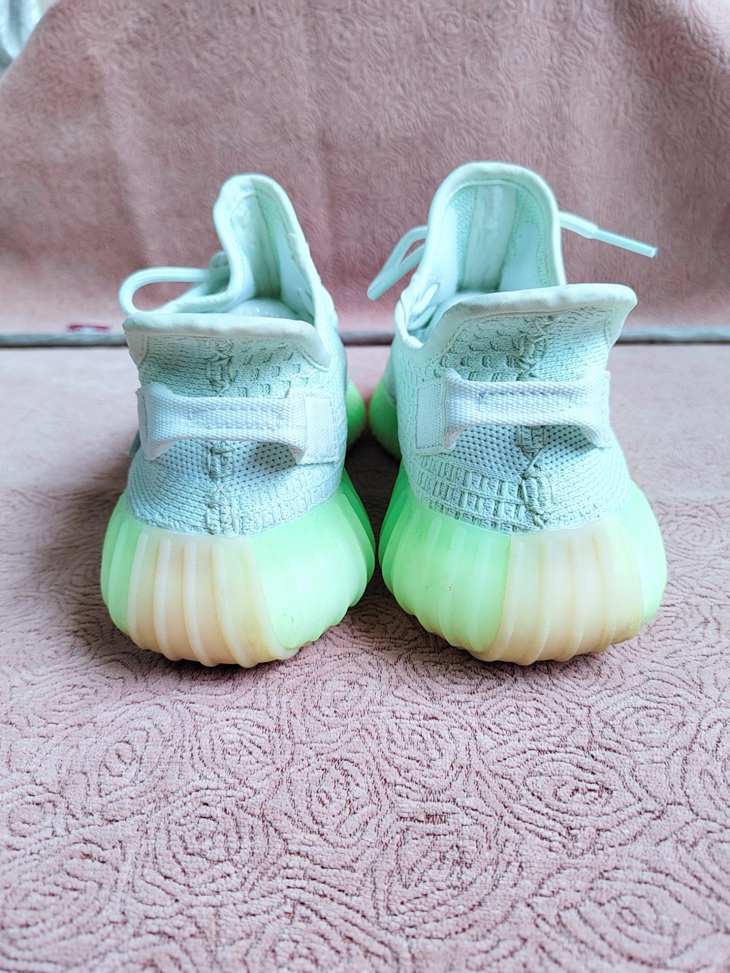 椰子350👟荧光绿新年🎊踏青