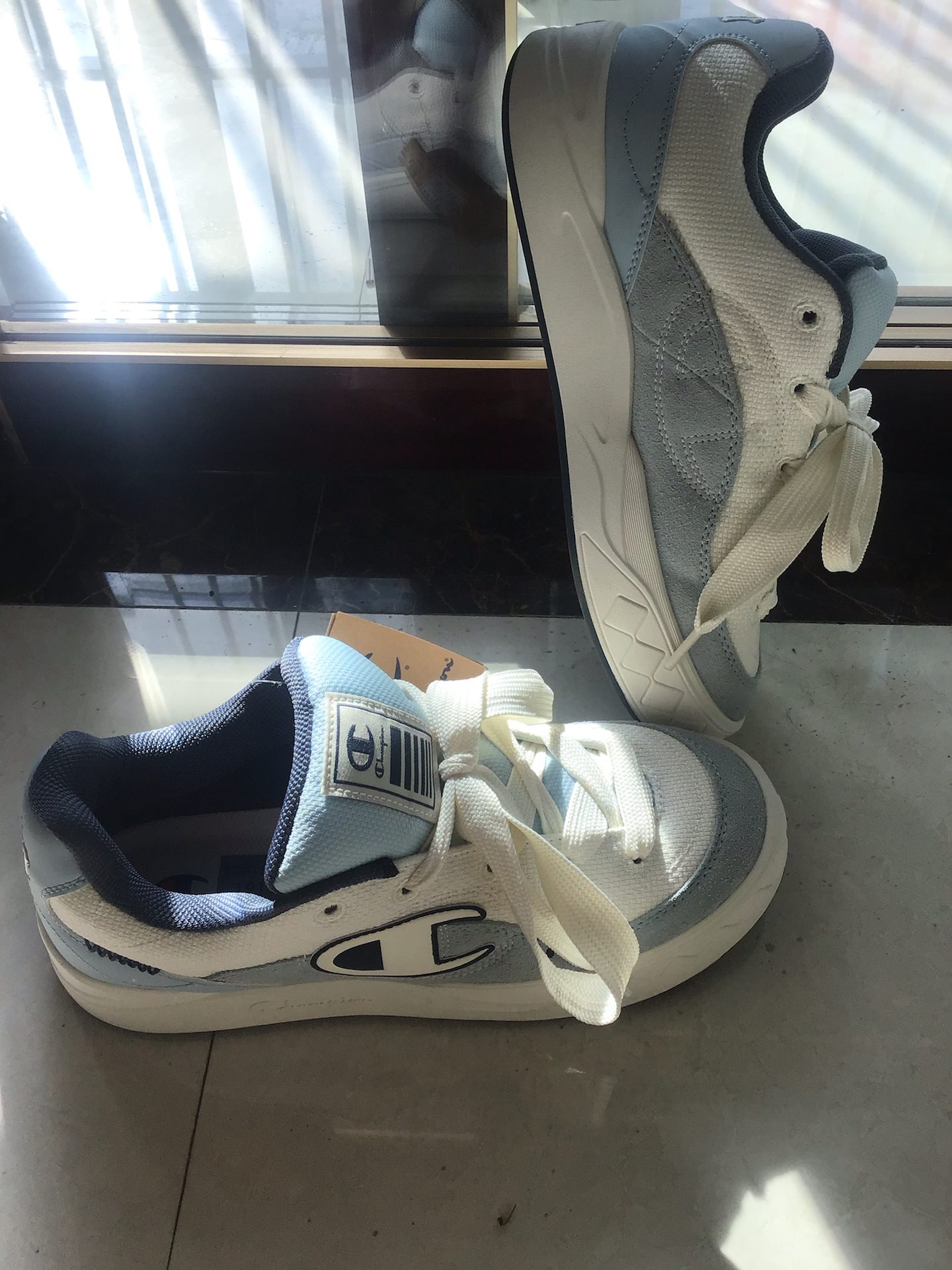 custom review-Champion Campus Atomic 1 Atomic Обувь Низкий Верх Скейтборд Кроссовки Унисекс Светло-Синий