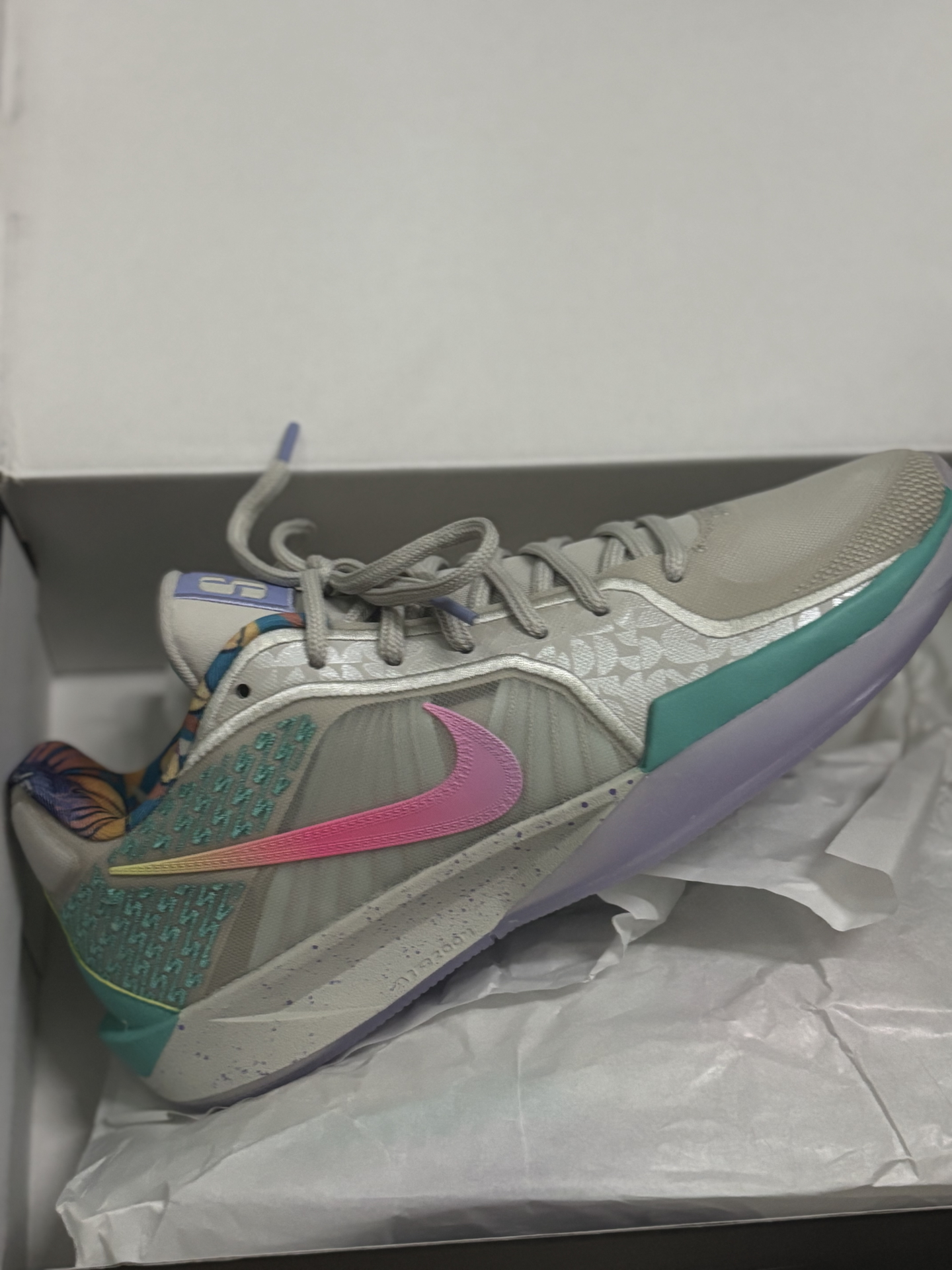 custom review-TITAN x Nike Sabrina 2 Slip Resistant Abrasion Resistant Низкий Топ Баскетбольные кроссовки Женские Бежевый