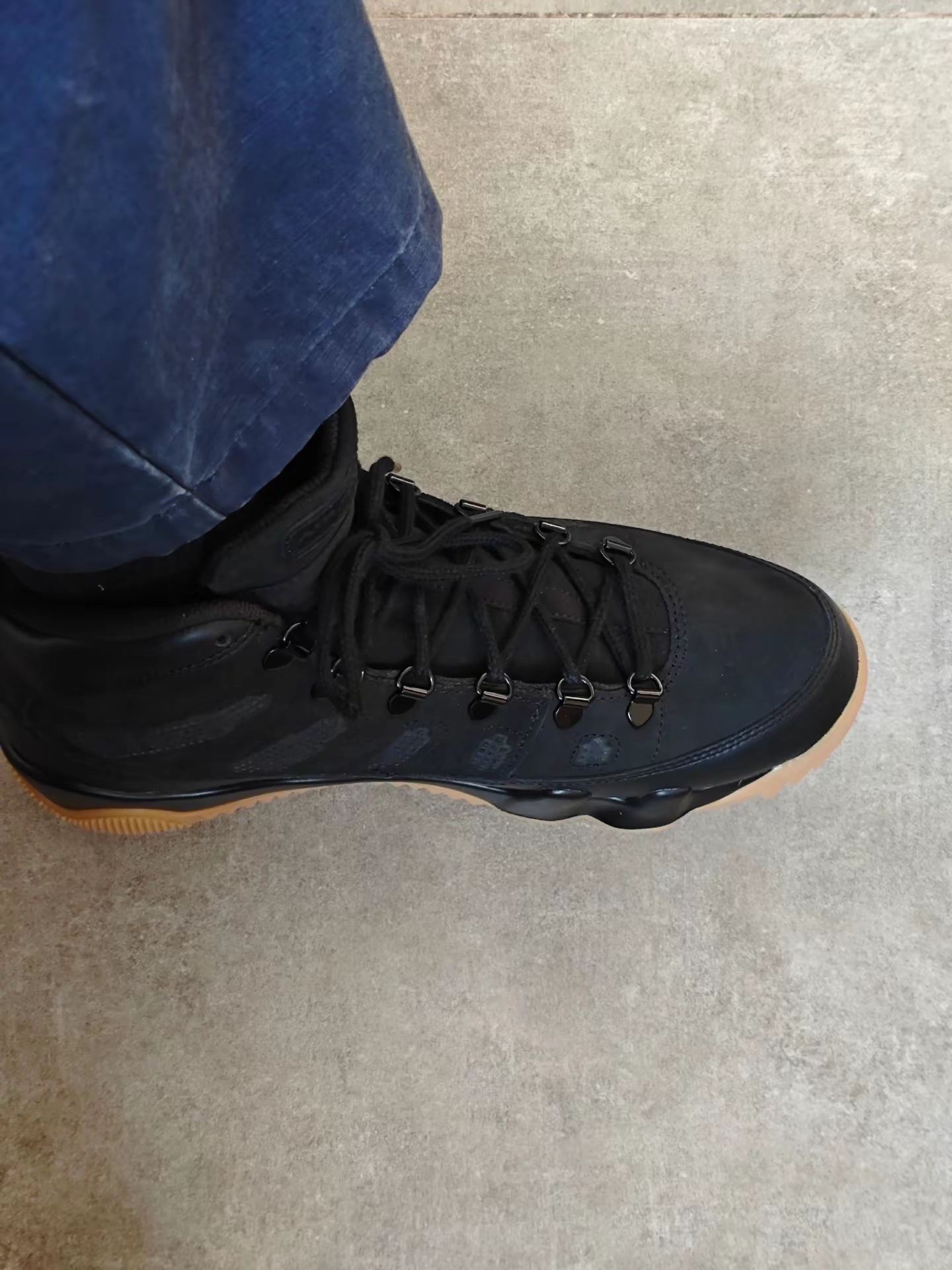 custom review-Jordan Air Jordan 9 Винтажные баскетбольные кроссовки Мужской Черный