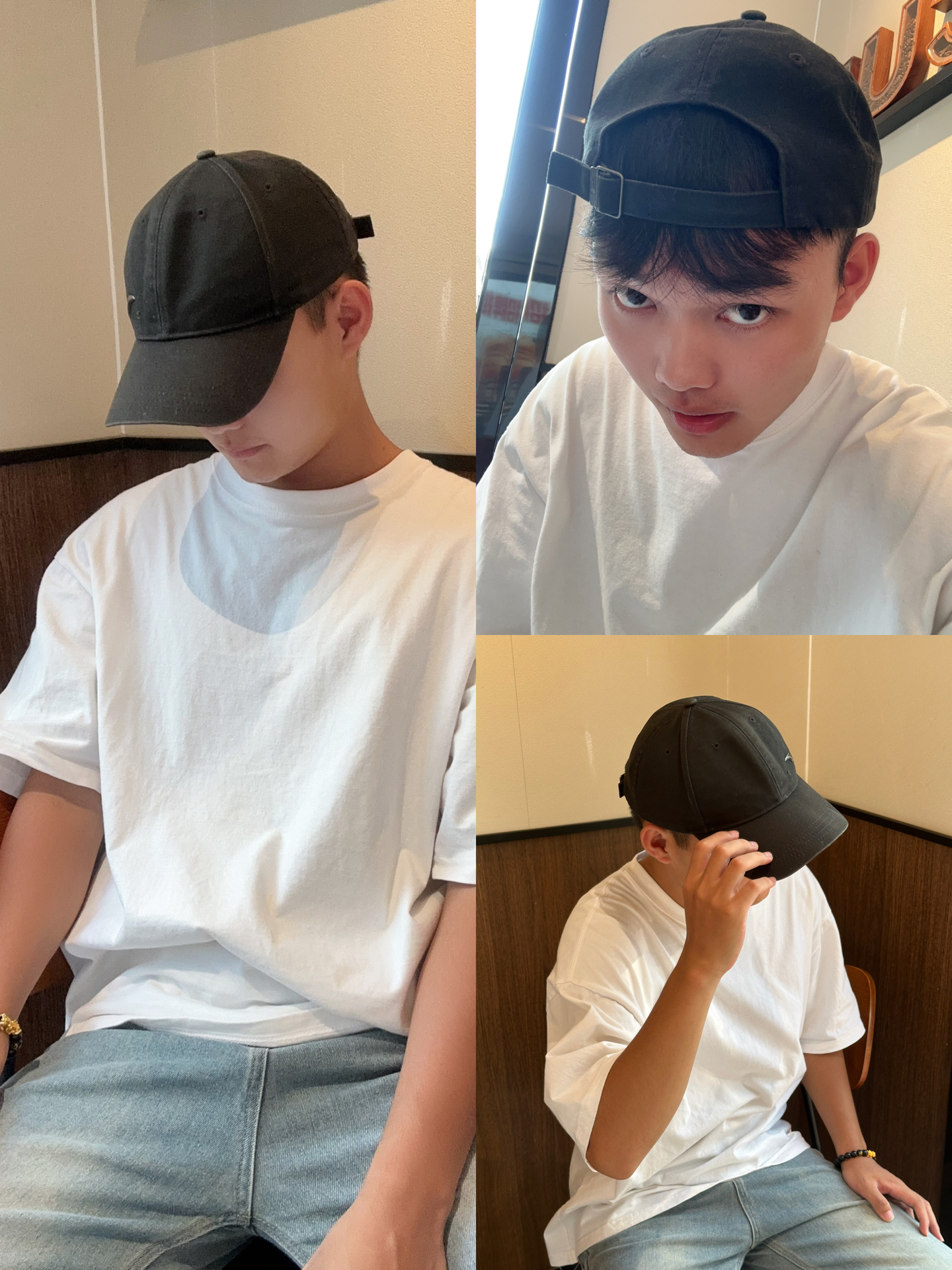 最近爱戴??显脸小的棒球帽