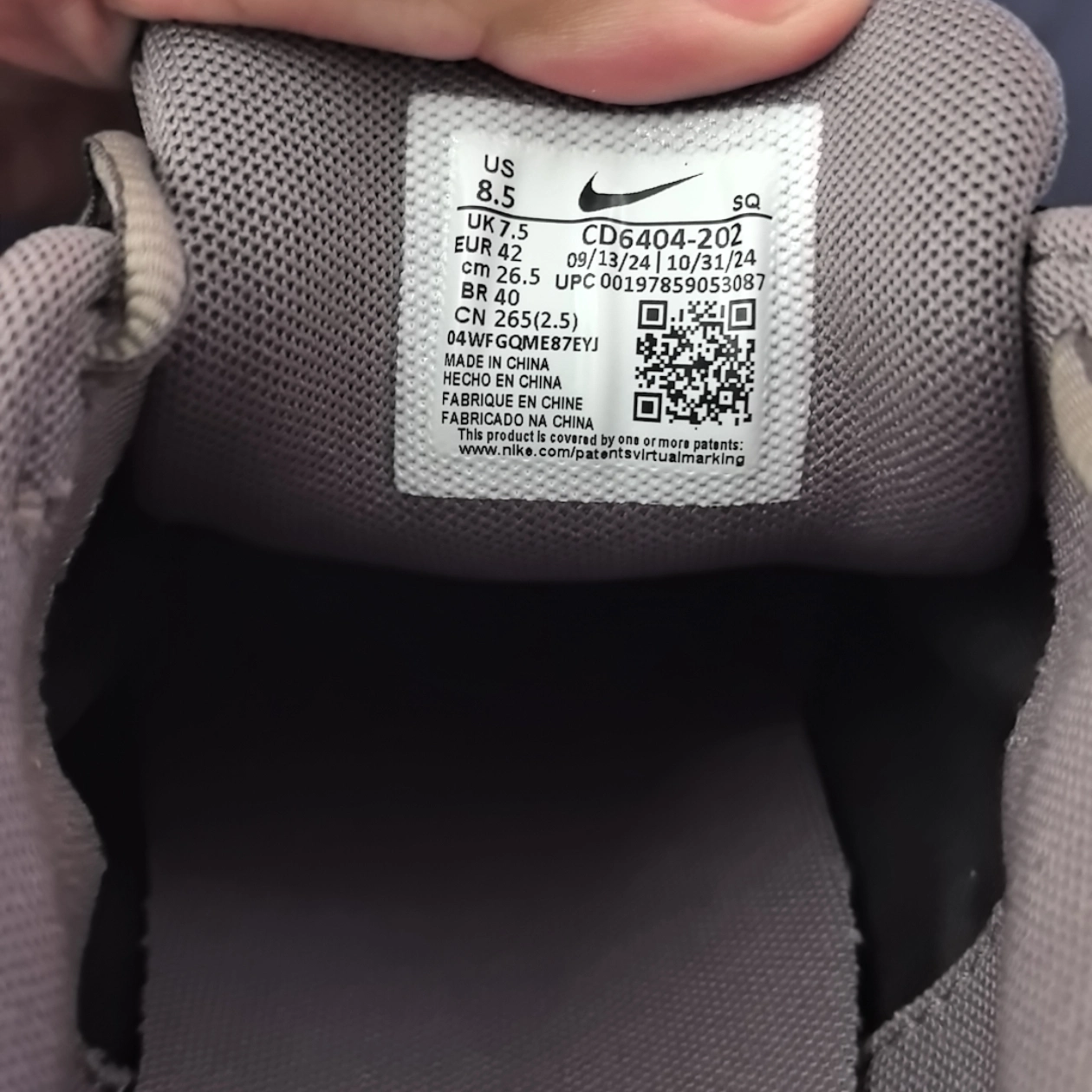 custom review-Nike P 6000 Slip Resistant Abrasion Resistant Low Top Casual City Commute Running Shoes Men's Taupe