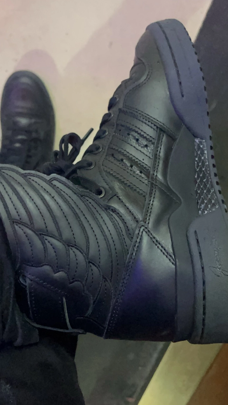 custom review-JEREMY SCOTT x adidas originals FORUM High Wings 4,0 High Top Скейтборд Кроссовки Унисекс Черный