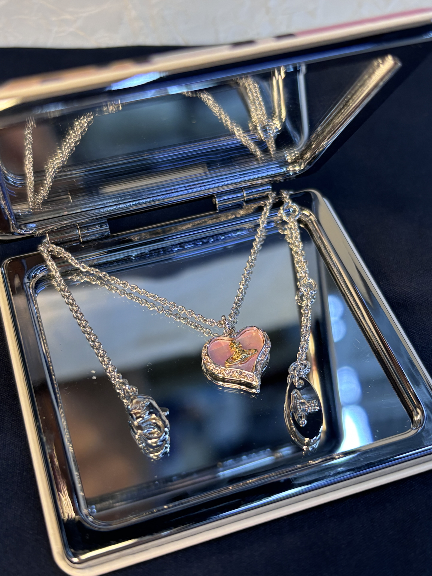 分享一款超美的爱心项链