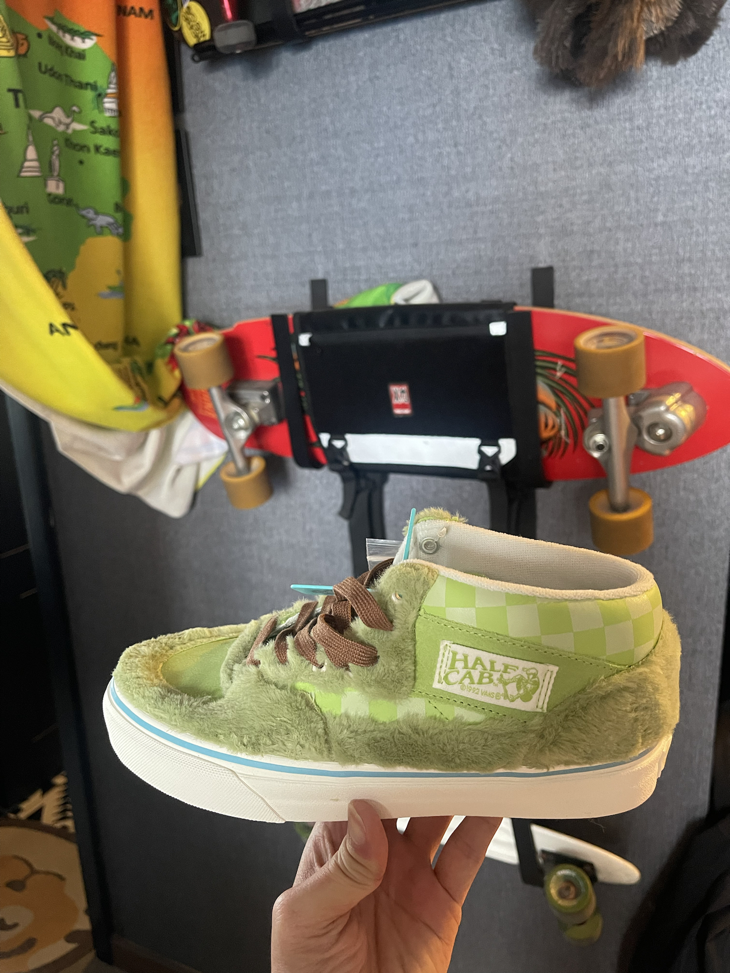 custom review-Vans Half Cab Покрытие MID Топ Скейтборд Кроссовки Унисекс Зеленый