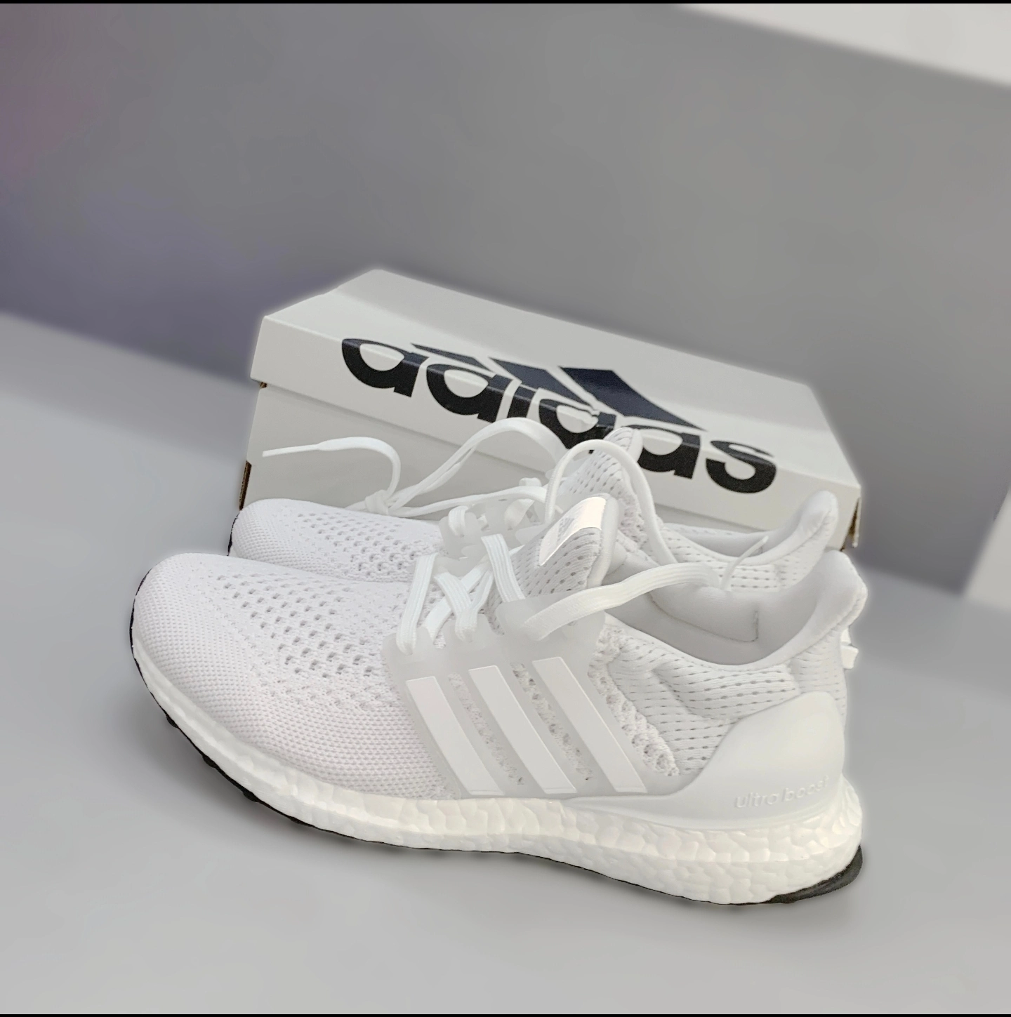 custom review-Adidas Ultraboost 1,0 Устойчивый к истиранию Низкий Топ Повседневная Обувь для Тренировок и Бег на длинные дистанции Женская Белая