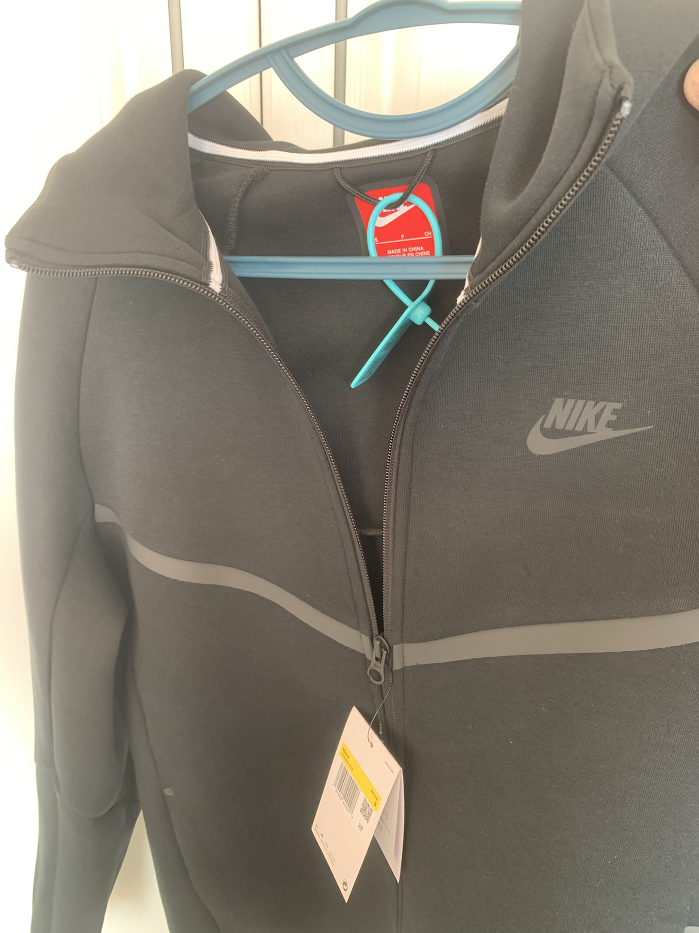 custom review-Nike Sportswear Tech Fleece Куртки и Пальто Мужской Черный