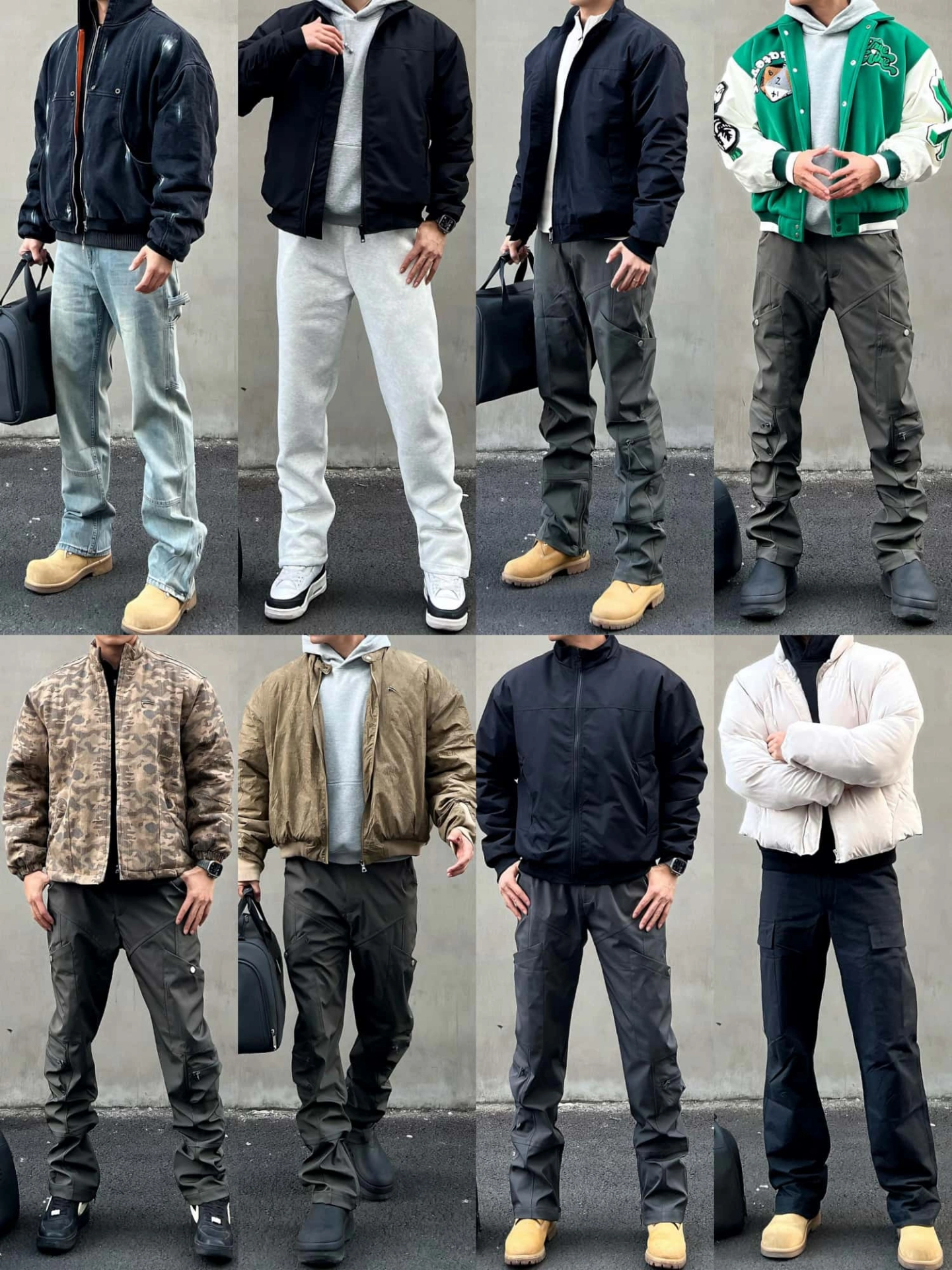 黑皮男生穿搭 一周不重样高街美式氛围感搭配