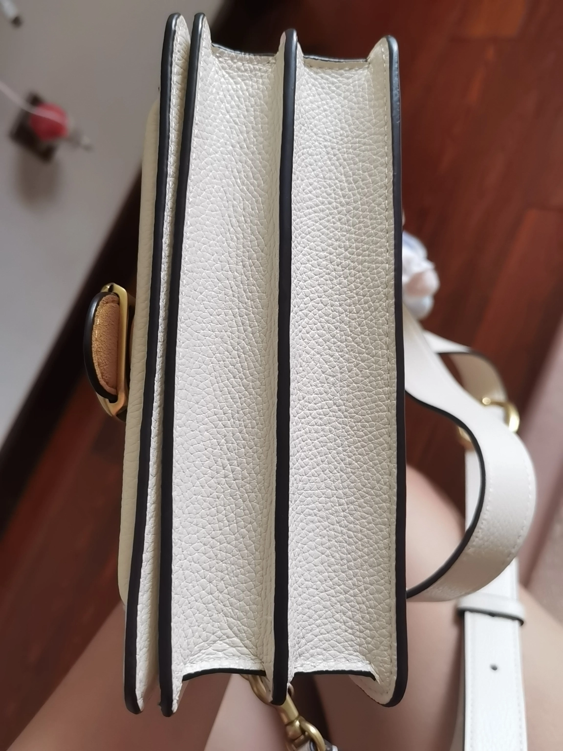 custom review-COACH Tabby Зернистая кожа личи кожа портативный сумка через плечо маленькая женская крем