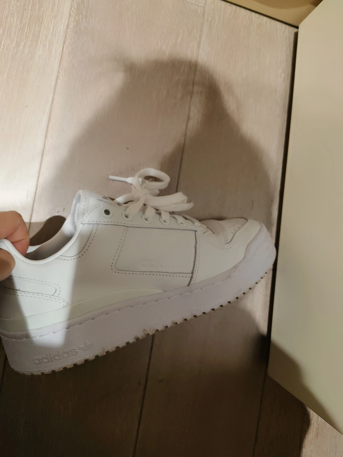custom review-Adidas Originals Forum Bold Кожаная Скейтборд Обувь Низкая Устойчивая к Потере Ткани Женская Белая