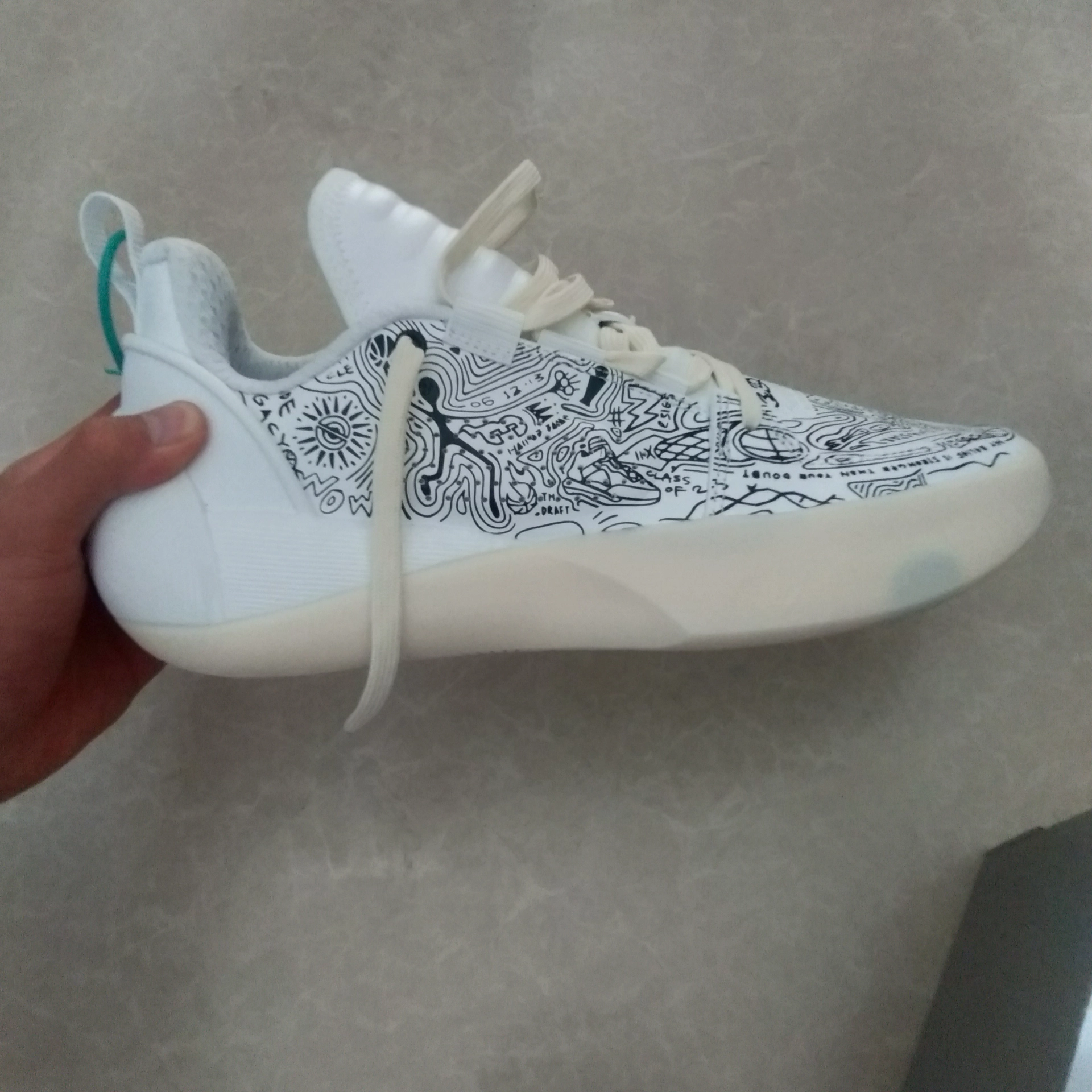 custom review-LINING All City 12 Encore Баскетбольные кроссовки Низкий верх Белый Черный Мужской