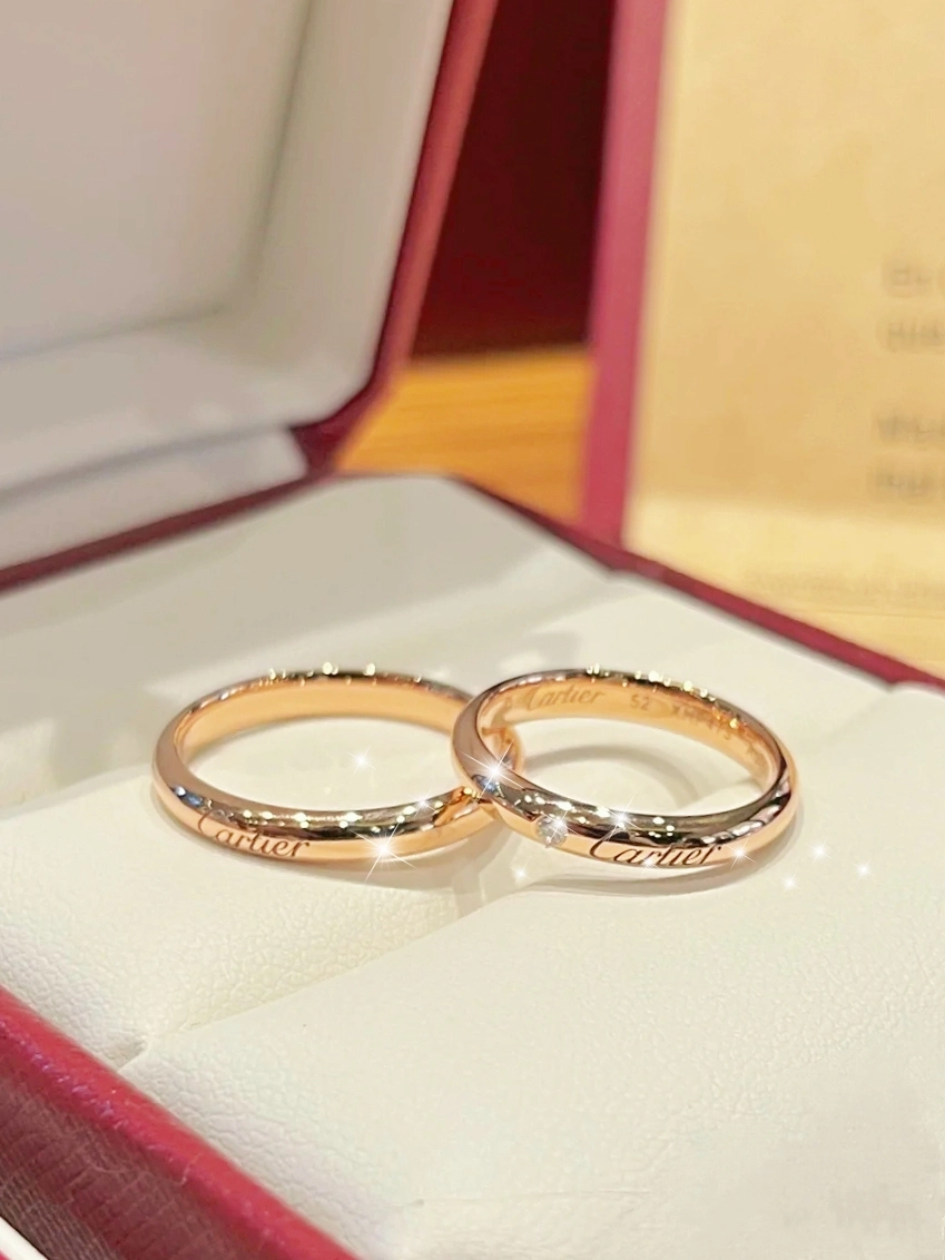 520 送卡地亚情侣对戒