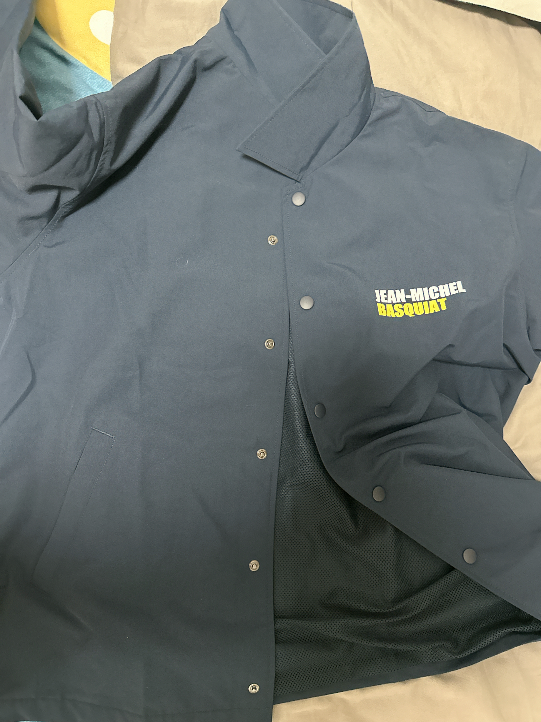 custom review-UNIQLO x Basquiat Коллаборация Куртки и Пальто Мужской