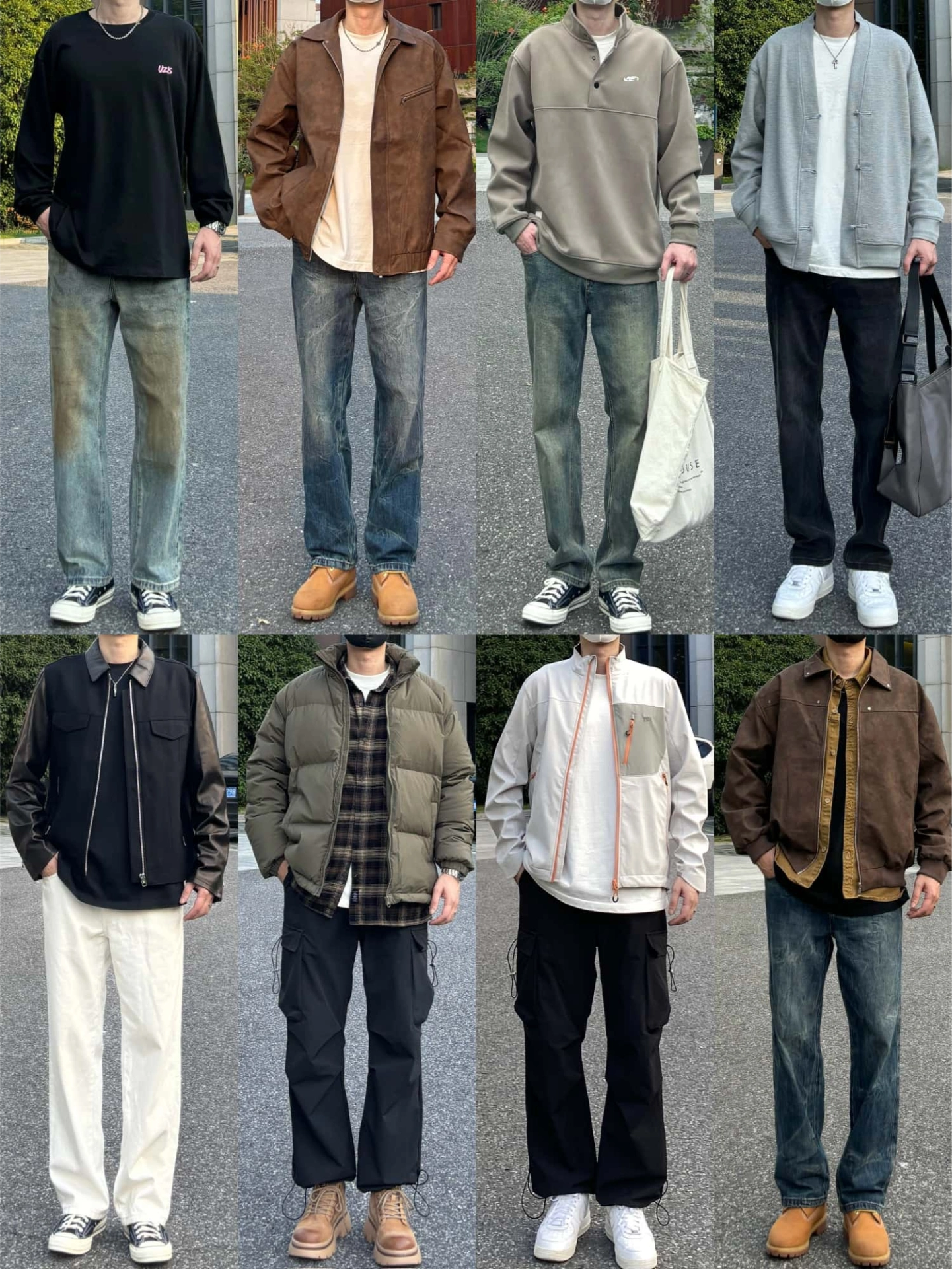 黑皮男生美式氛围感穿搭一周不重样!