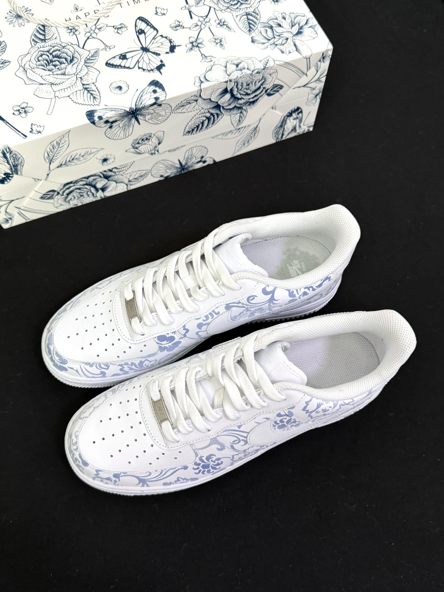 青花瓷元素运动鞋