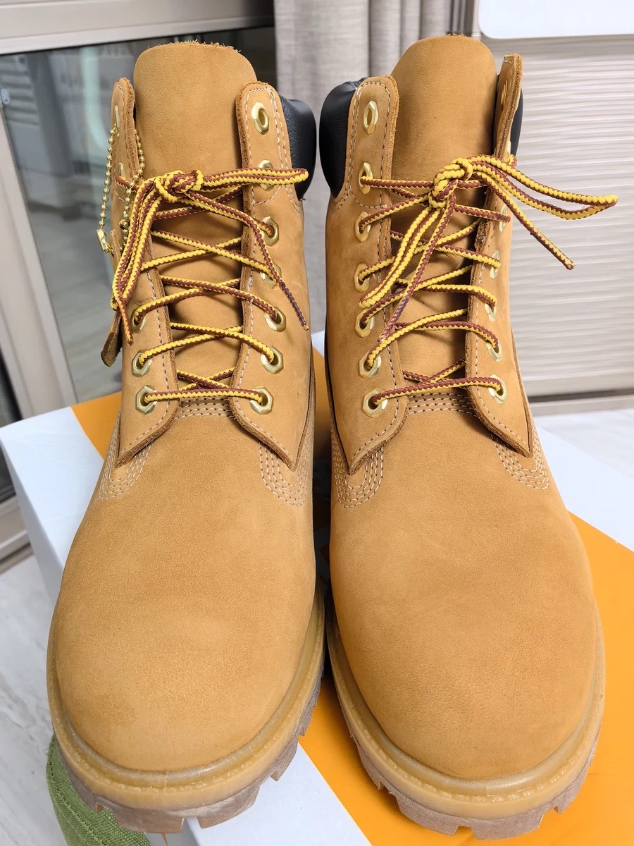 custom review-Timberland PREMIUM 6 Дюйм PREMIUM Boot Дышащий Амортизация Crew Аутдор Мужской Коричнево-желтый