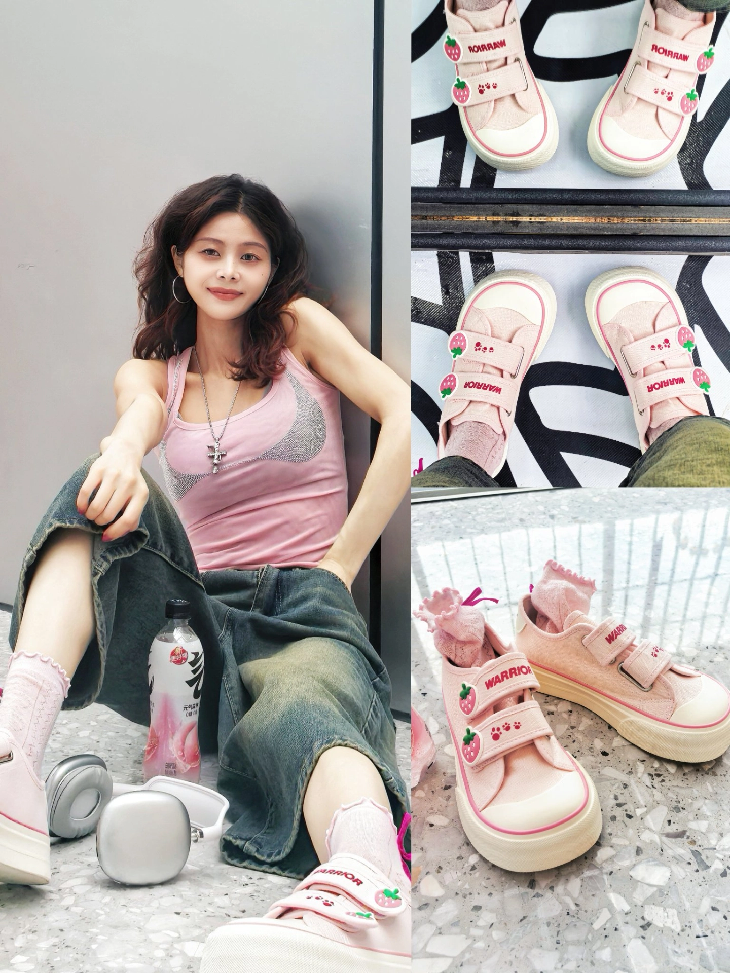 ootd|是甜甜的爆汁草莓味帆布鞋啦🍓🐾