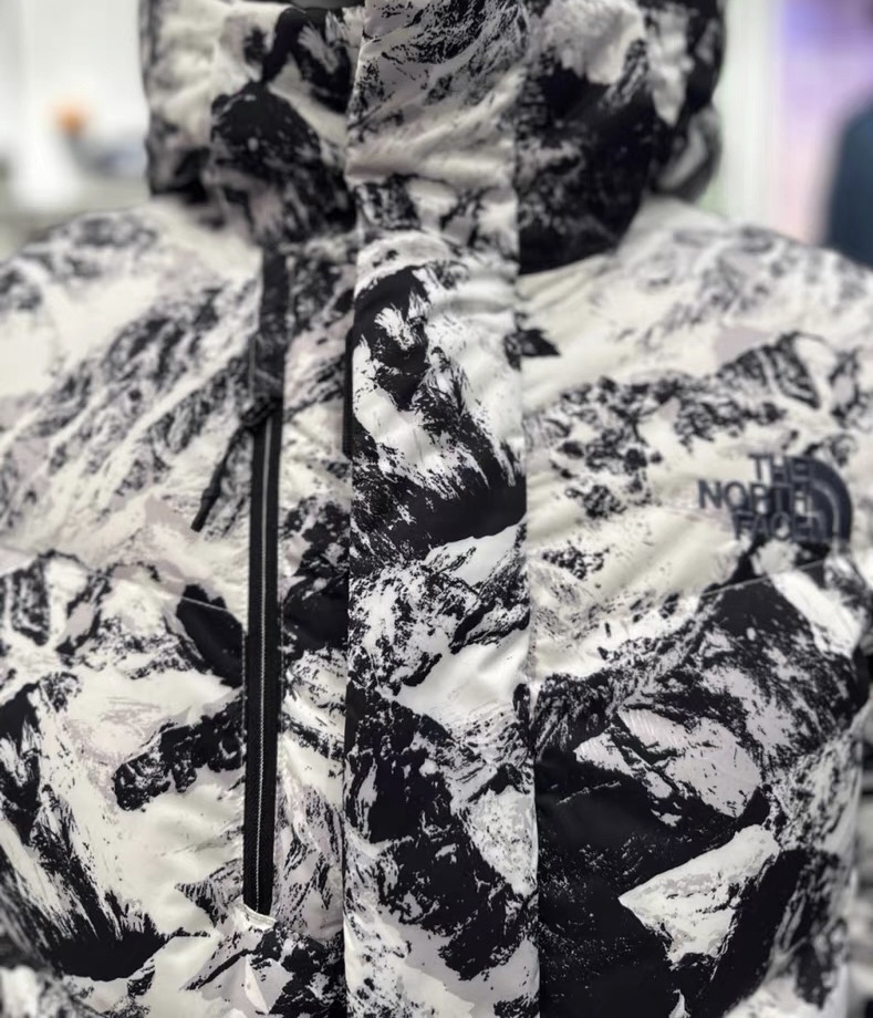custom review-The North Face CHALLENGE AIR FW22 Пуховик Унисекс Snow Mountain Белый