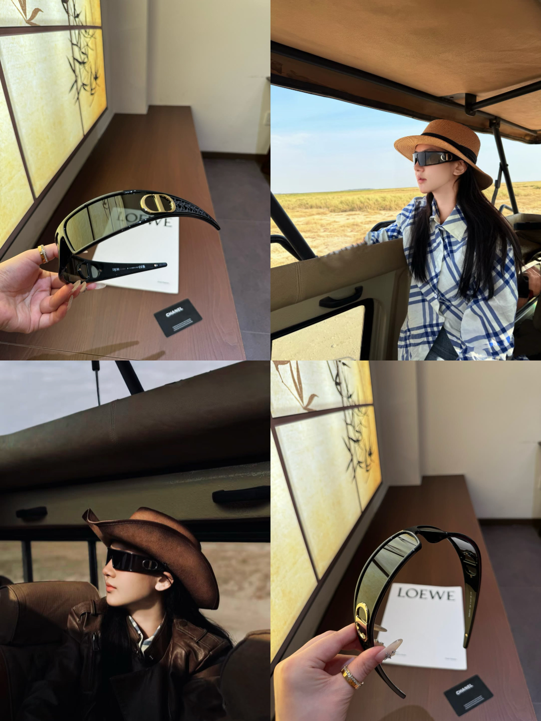 dior cd 迪奥 verydior m1u 太阳眼镜 发箍