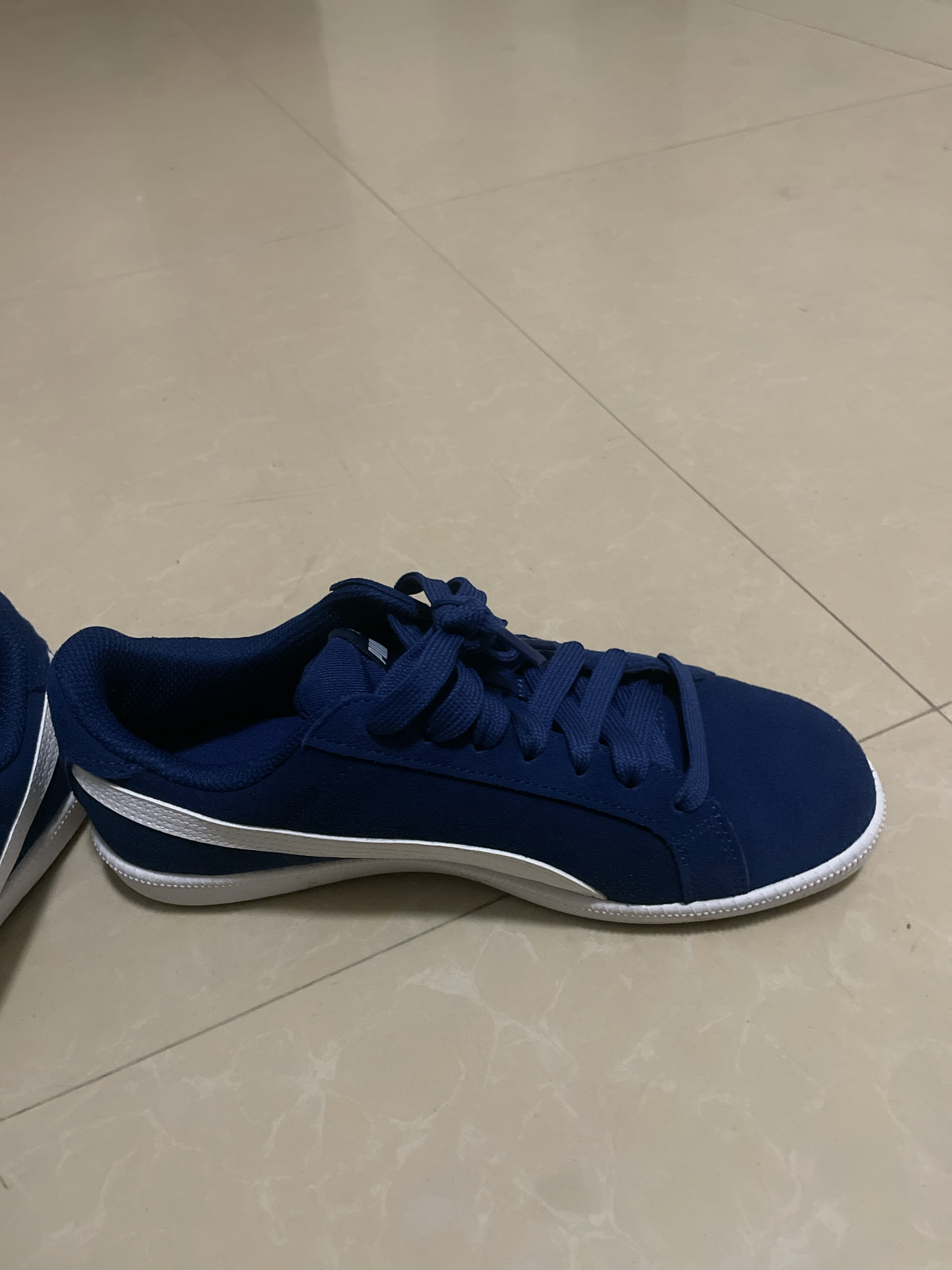 custom review-PUMA Smash замшевые низкие кроссовки для скейтбординга унисекс темно-синие