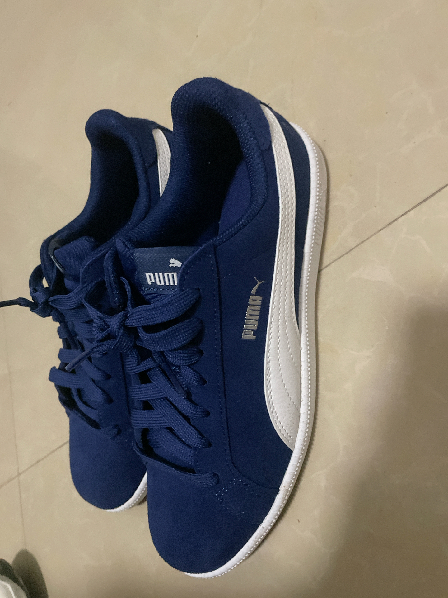 custom review-PUMA Smash замшевые низкие кроссовки для скейтбординга унисекс темно-синие