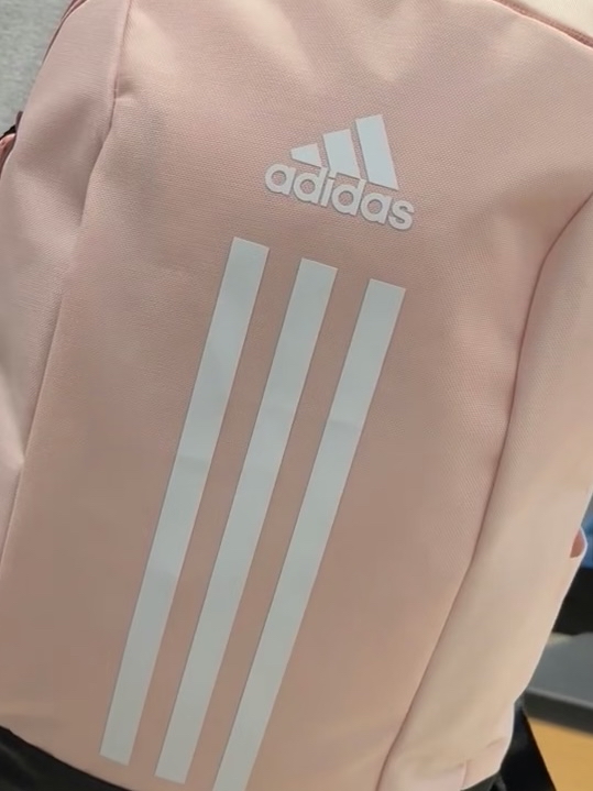 custom review-Adidas Ткань Рюкзак Женский Розовый Черный