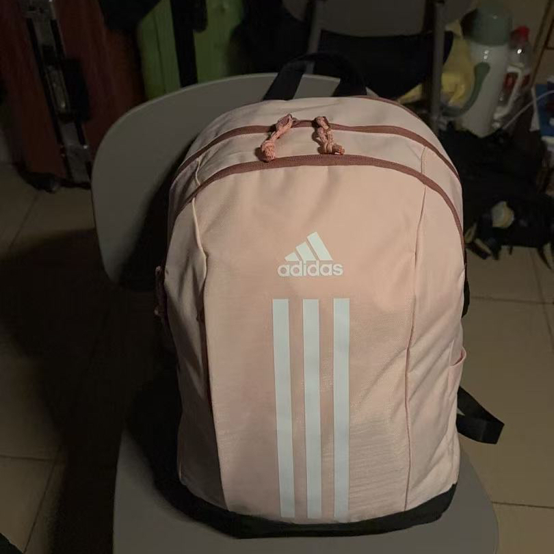 custom review-Adidas Ткань Рюкзак Женский Розовый Черный