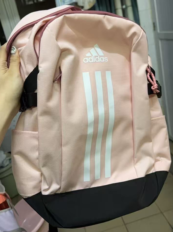 custom review-Adidas Ткань Рюкзак Женский Розовый Черный