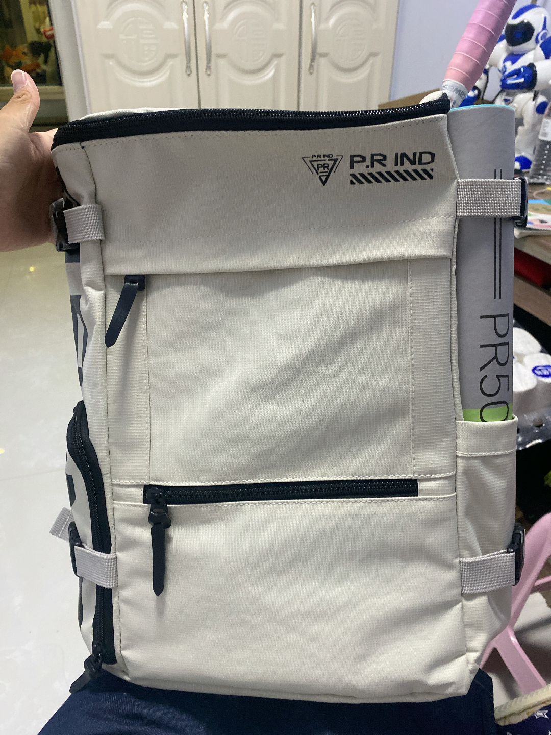 custom review-P.R IND Джинсовый рюкзак стандартного размера унисекс