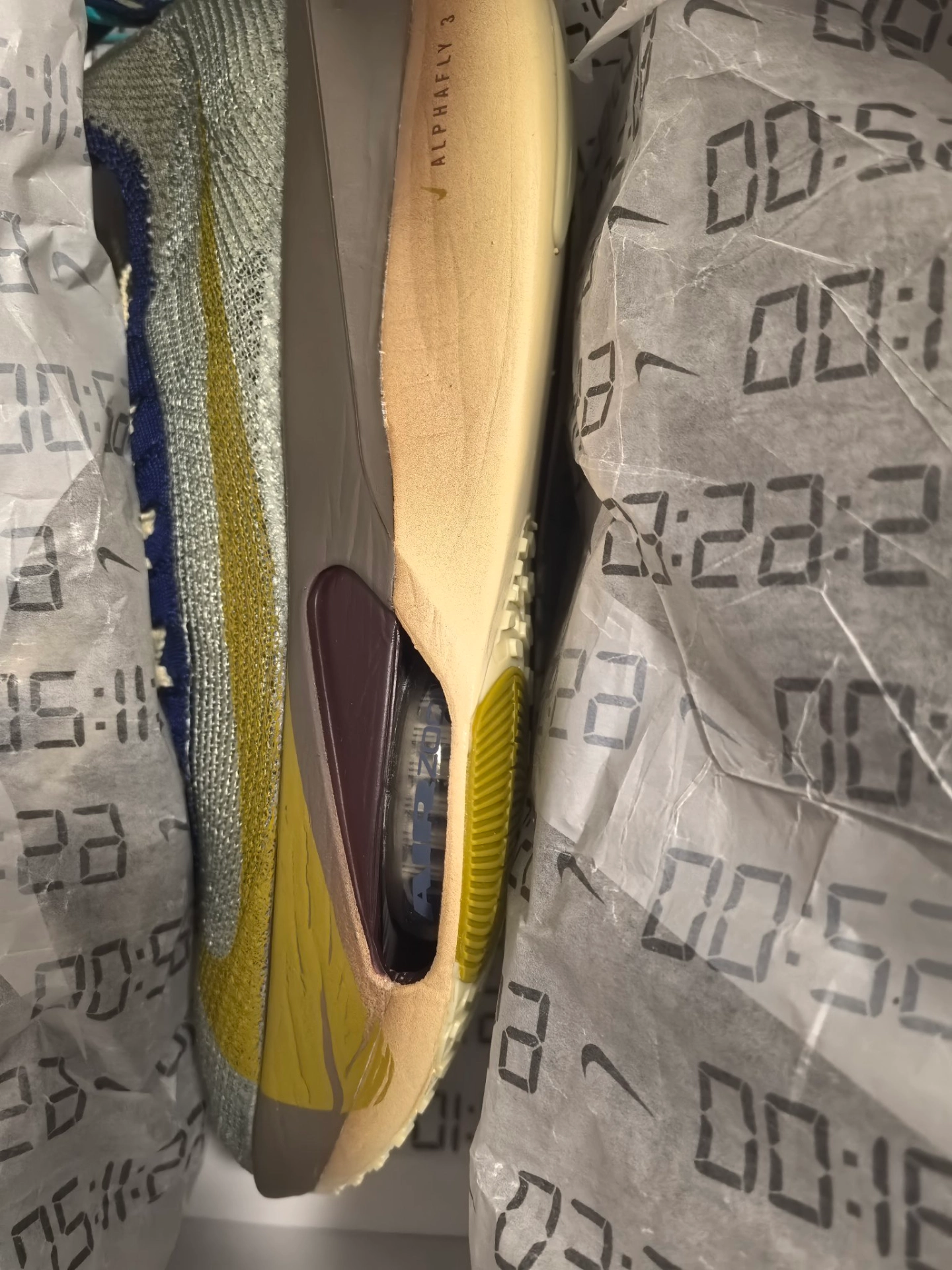 custom review-Nike Alphafly 3 Premium Амортизация Поддержка Низкий Топ Беговые кроссовки Мужской Синий Серый Светлый Хаки Коричневый