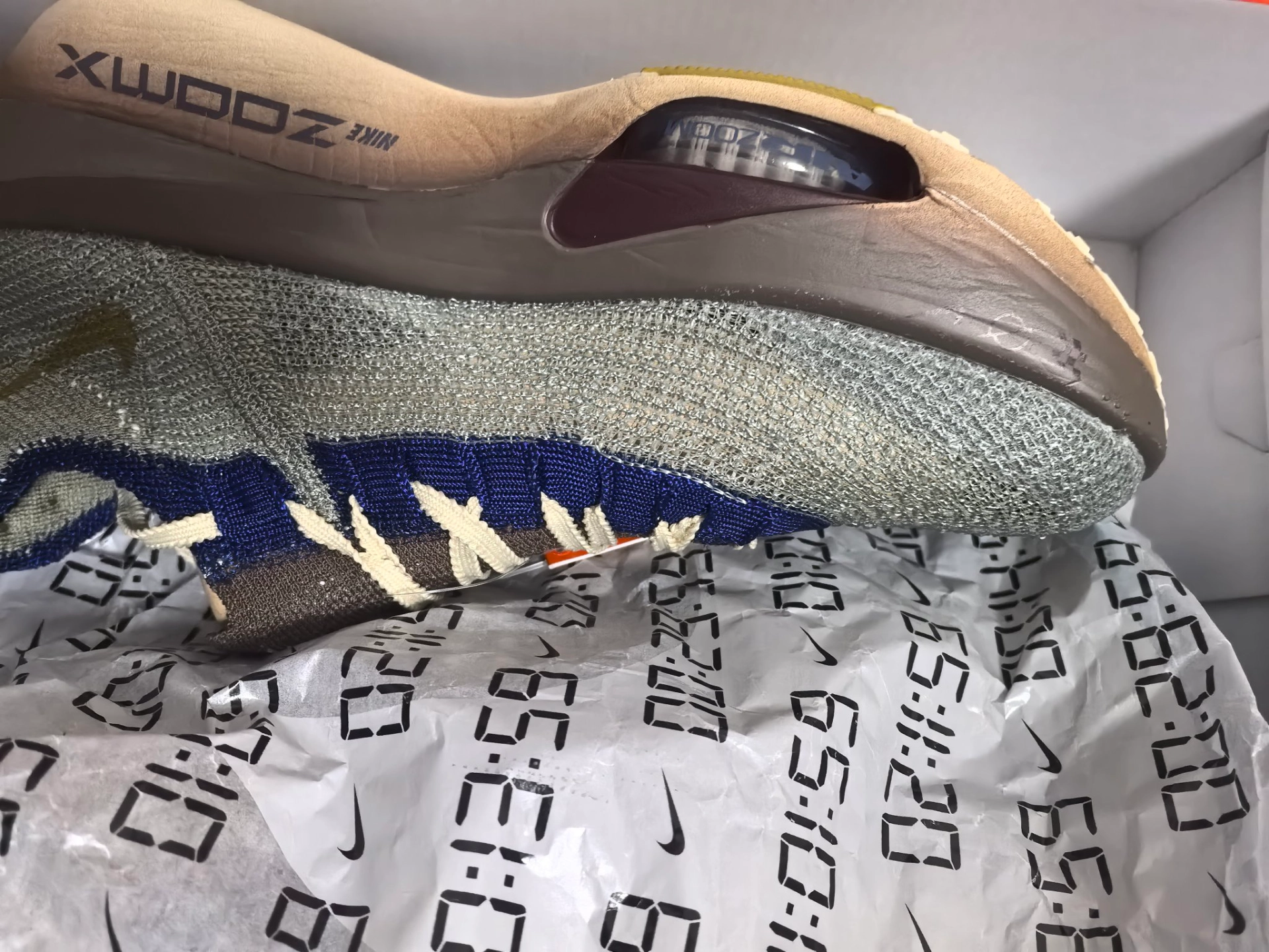 custom review-Nike Alphafly 3 Premium Амортизация Поддержка Низкий Топ Беговые кроссовки Мужской Синий Серый Светлый Хаки Коричневый