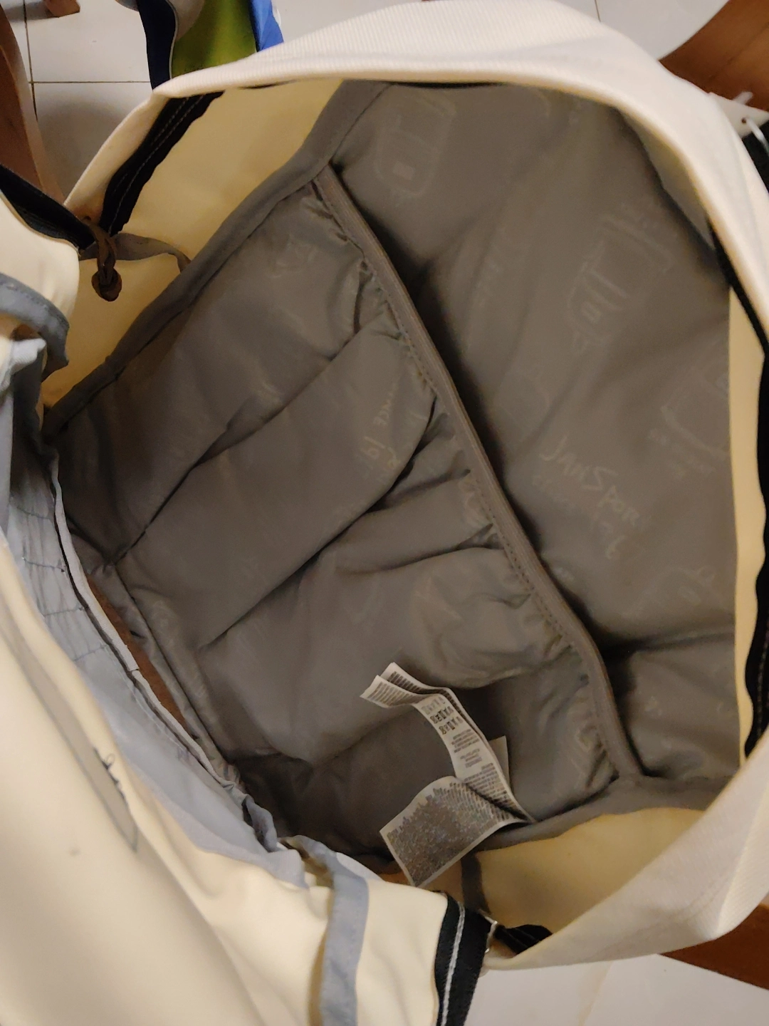 custom review-JanSport Полиэстер Рюкзак Стандартный (Стандартный) Унисекс Экрю