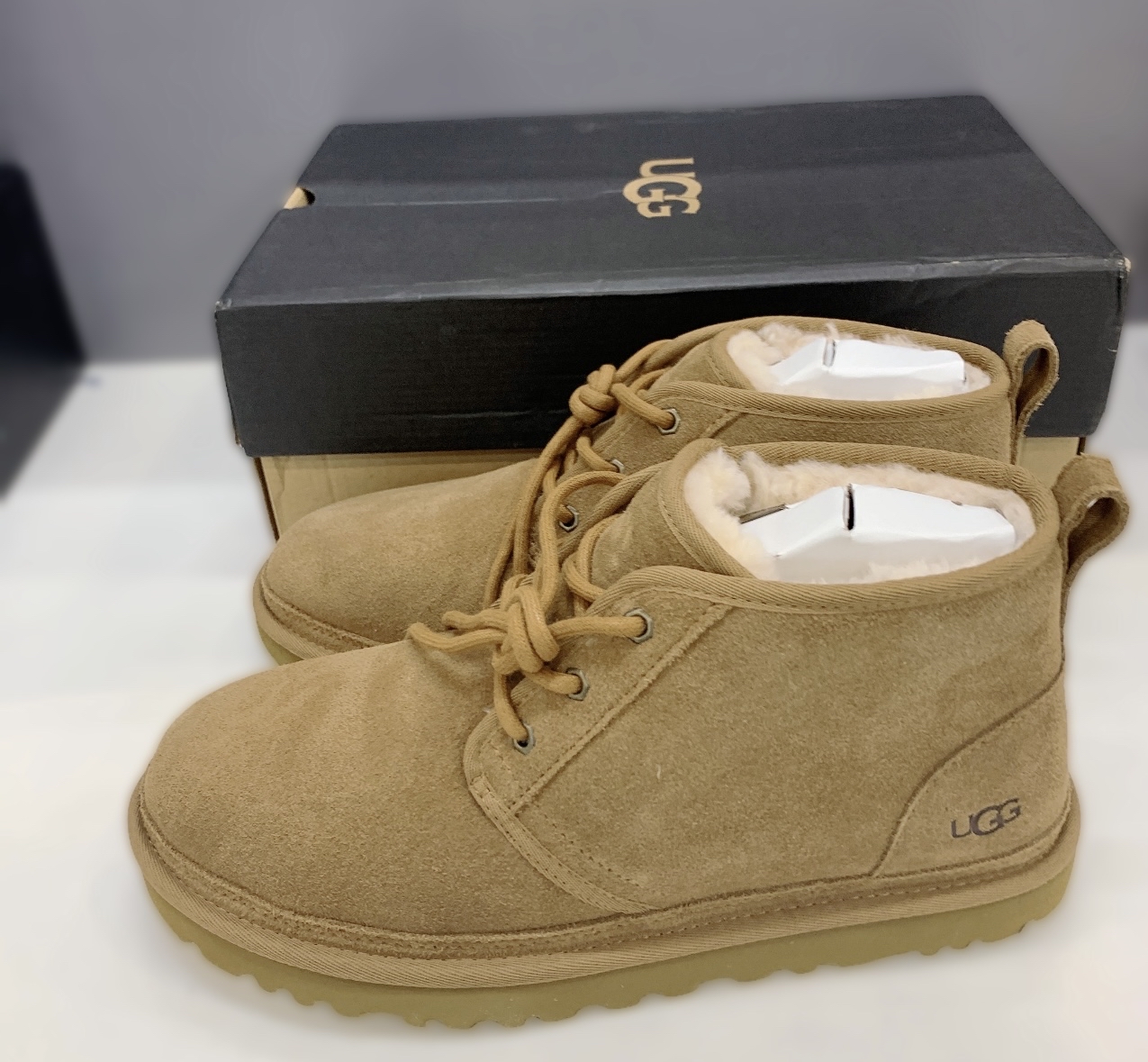 custom review-UGG Neumel Термический Устойчивый к Износу Ботинки до щиколотки (Длина Размер) Зимние Ботинки Мужские Коричневые