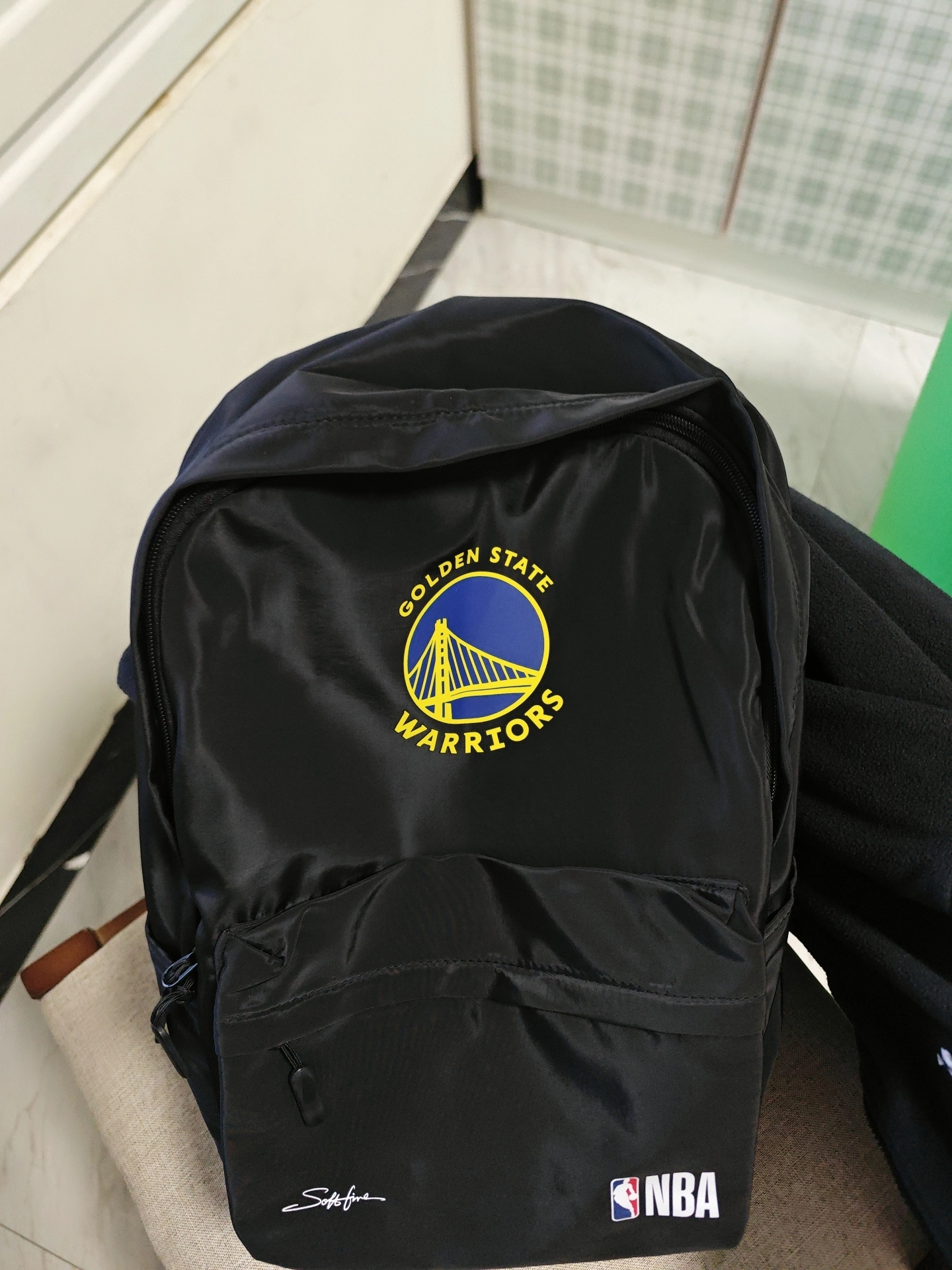 custom review-NBA Golden State Warriors Композитный тканевый рюкзак унисекс разноцветный