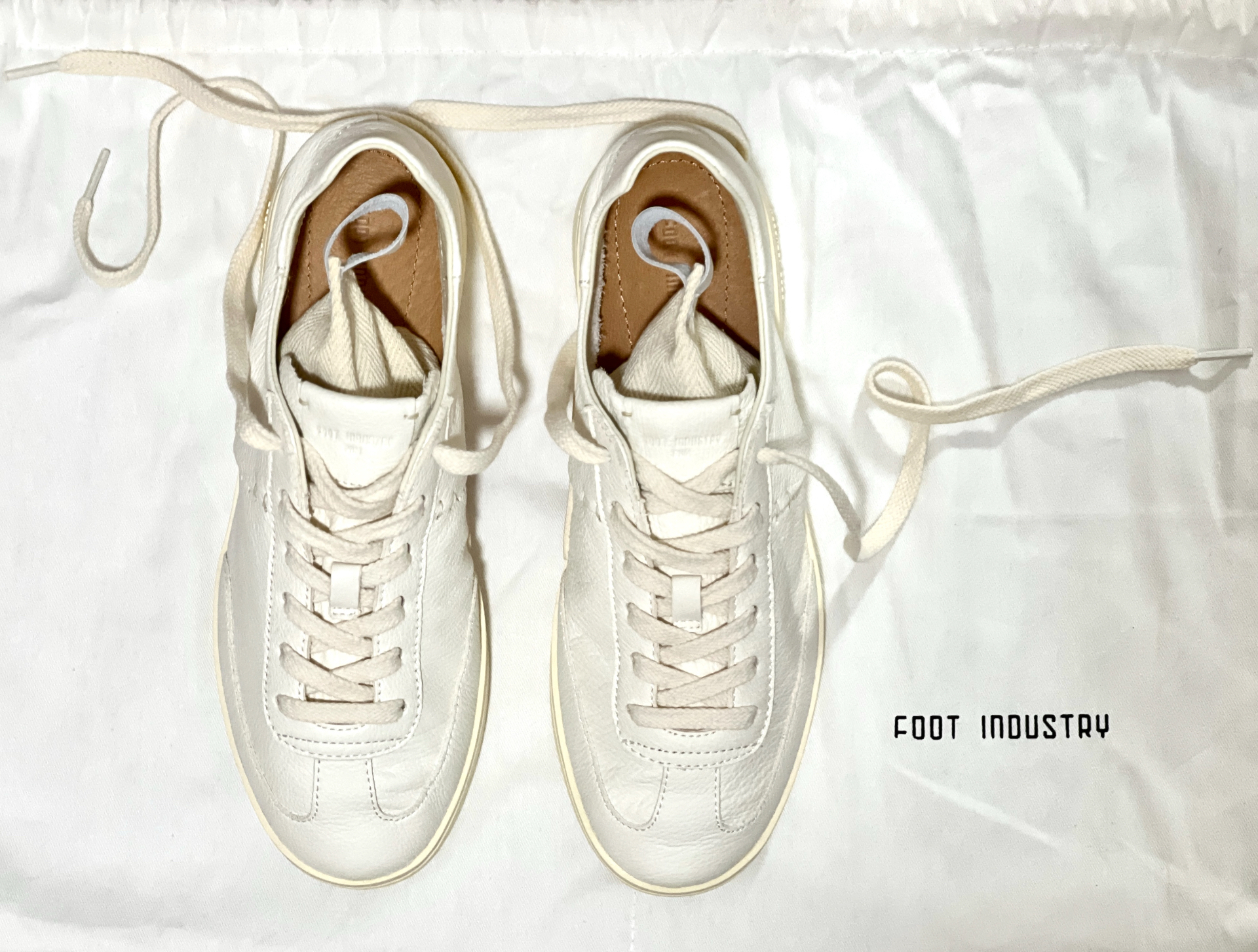 custom review-FOOT INDUSTRY FOOT INDUSTRY Немецкие армейские кроссовки Унисекс Винтажный белый