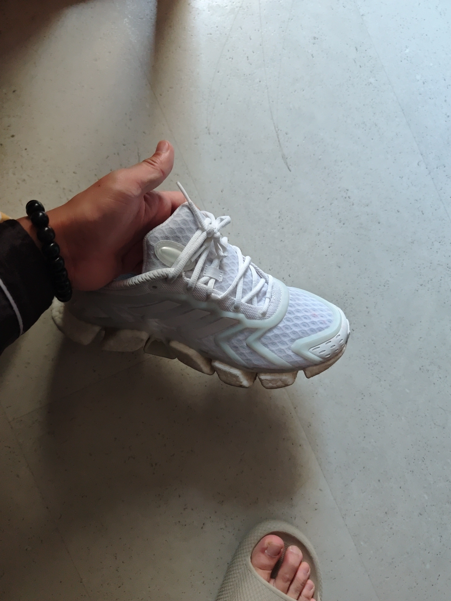 custom review-Adidas Climacool Boost Дышащие Низкие Беговые Кроссовки Унисекс Синие Белые