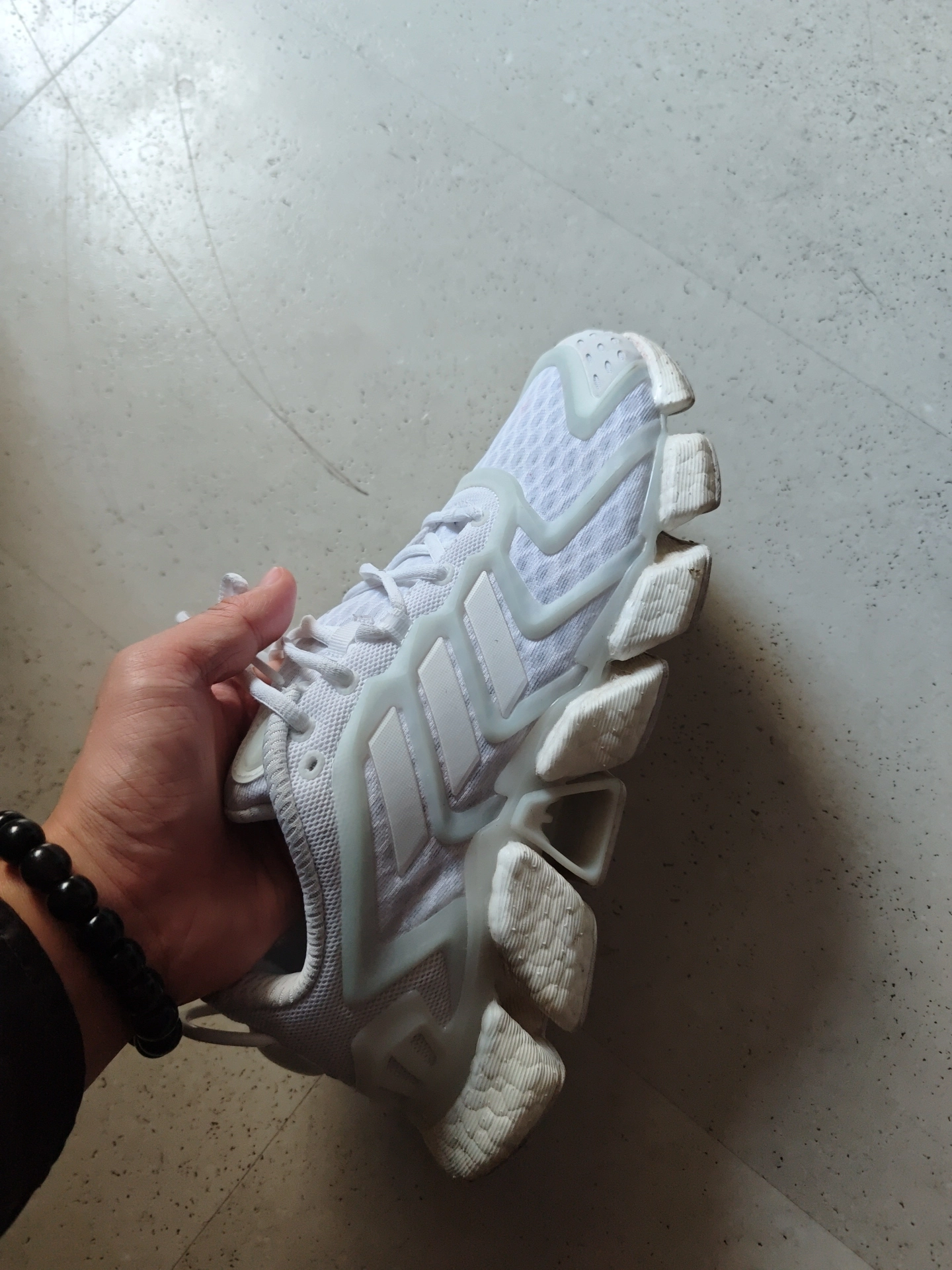 custom review-Adidas Climacool Boost Дышащие Низкие Беговые Кроссовки Унисекс Синие Белые